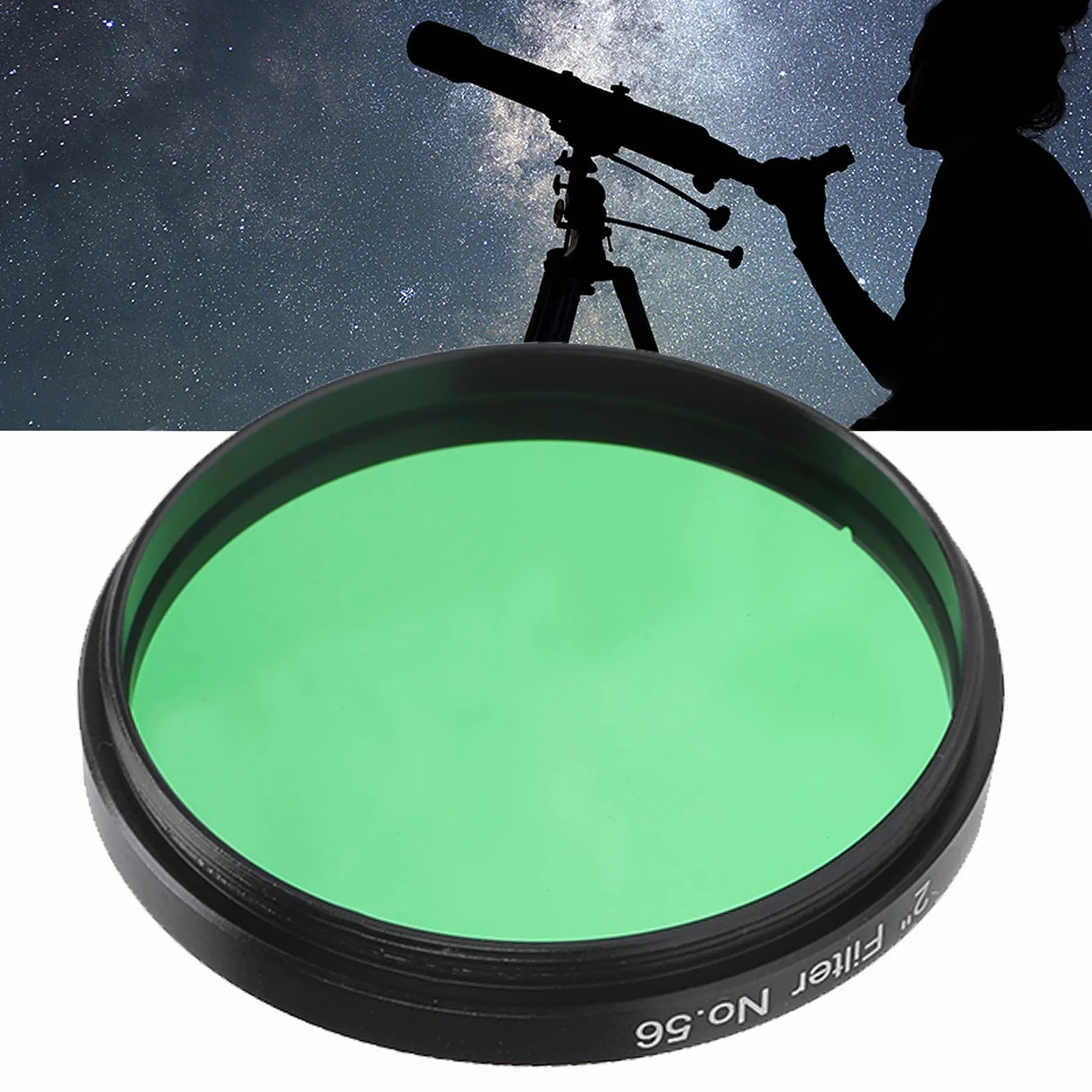 Eujgoov-Teleskopfilter 2-Zoll-Astronomischer Teleskopfilter zur Verbesserung des Bildkontrasts reduziert die Lichtverschmutzung