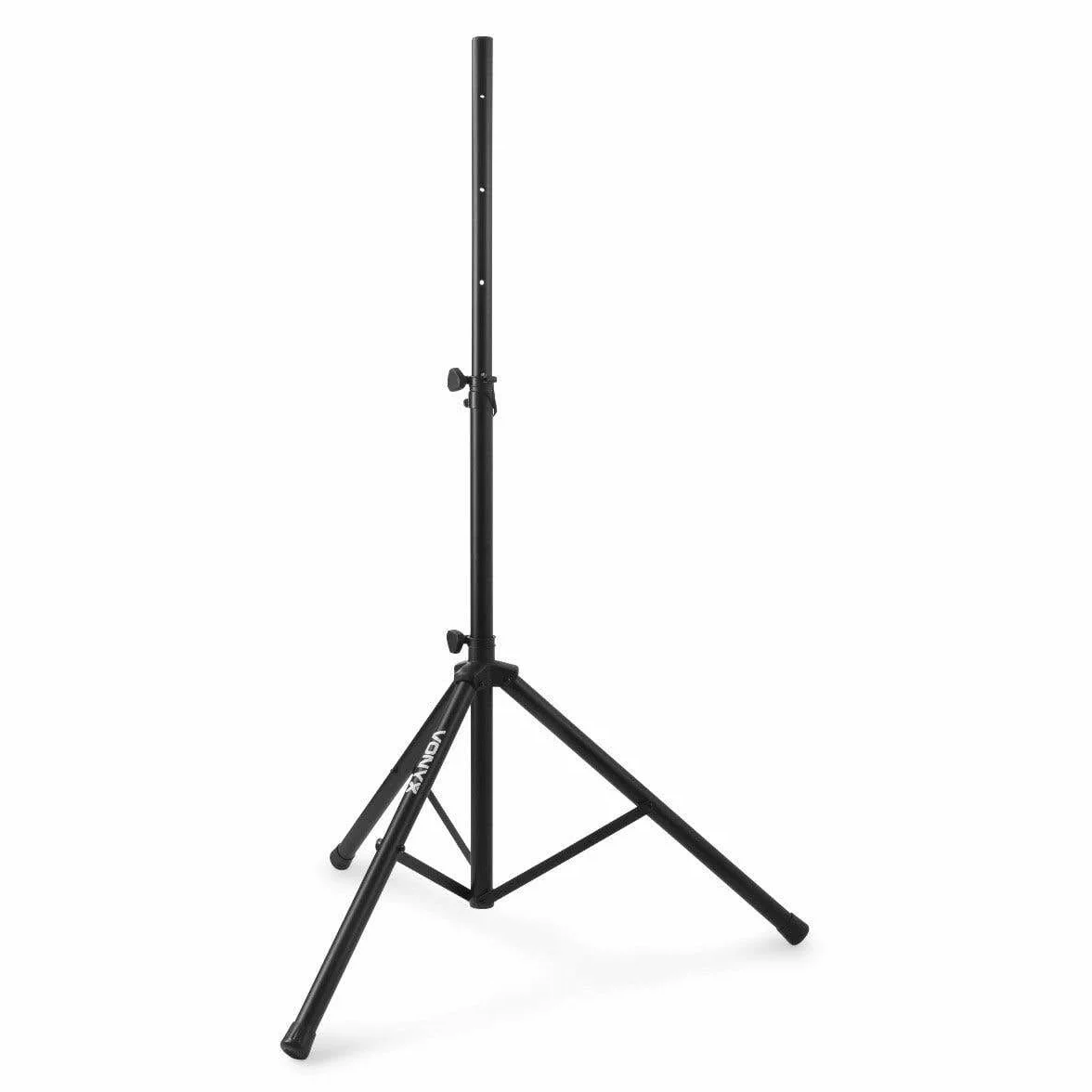 Vonyx LS01K Lautsprecherständer, höhenverstellbar 110cm-180cm, Universal Boxenständer, Speaker Stand bis ca. 20 Kg Traglast, Lautsprecher Ständer mit versteckter Kabelführung- Schwarz