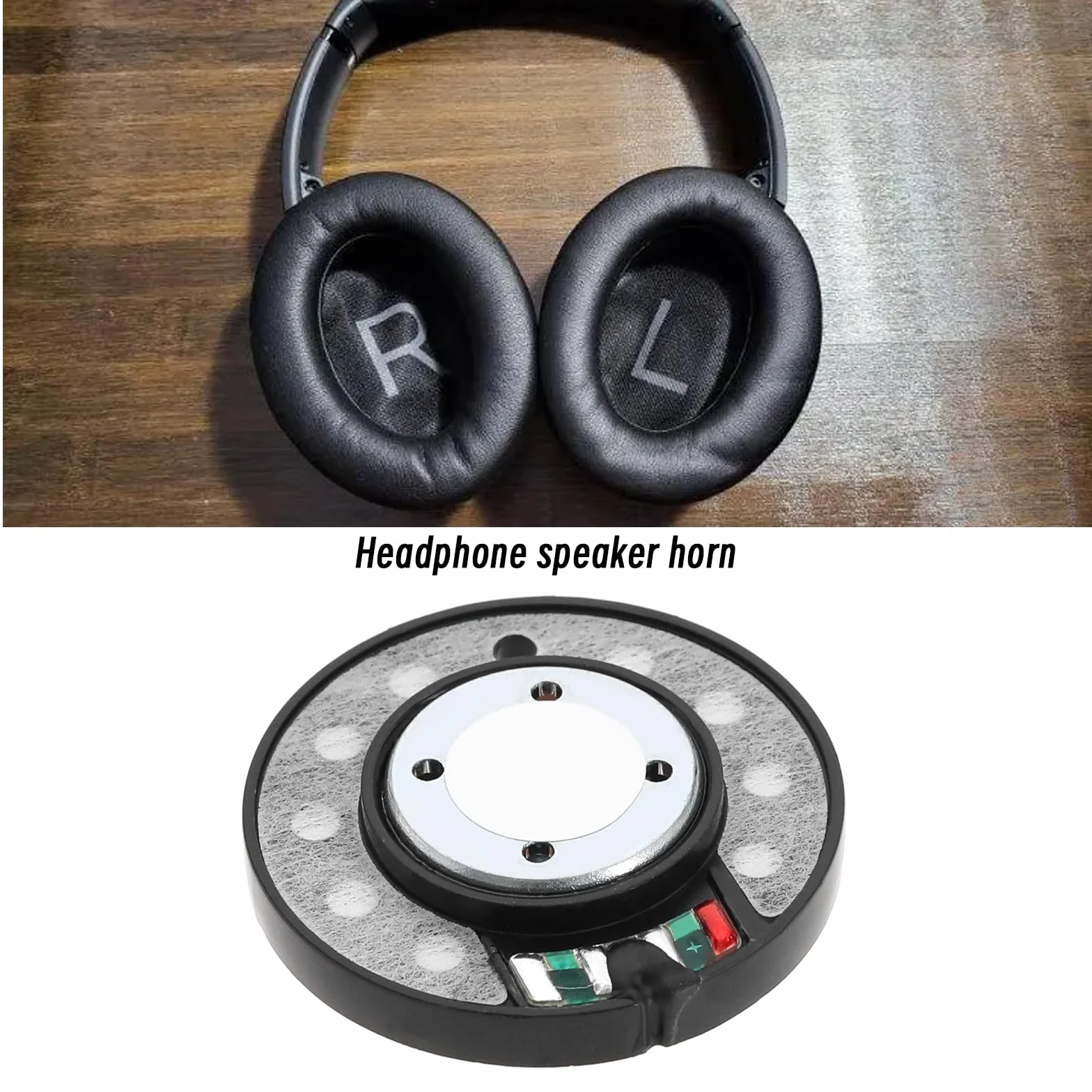 2 Stück 40mm Kopfhörer Lautsprecher Kompatibel mit BO-se QC45 QC2 QC25 QC35 QC15 QC3 AE2 OE2 32 Ohm 20mW Ersatz Lautsprecher Headset