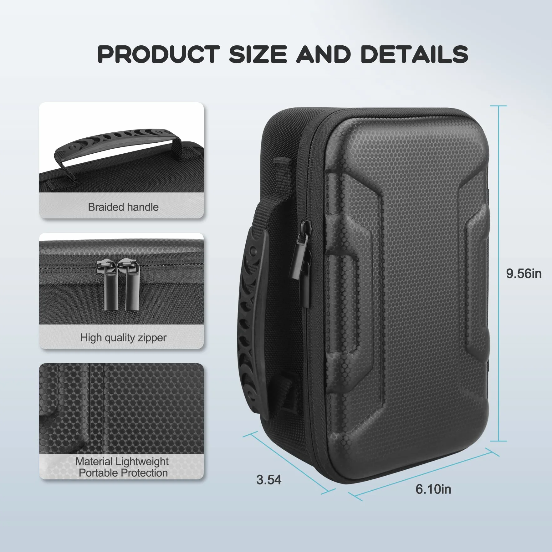 Tasche mit Griff für Kapsel Mini Projektor und Zubehör, wasserdicht, Staub- und stoßfest