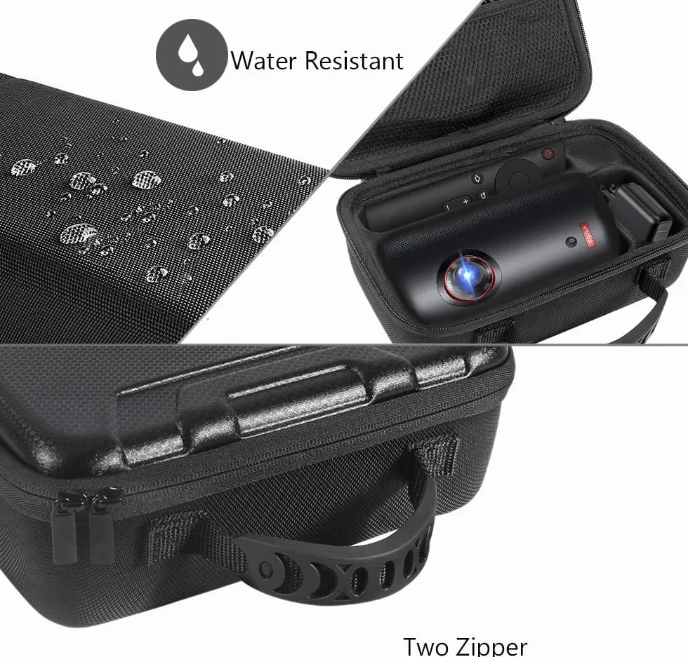 Tasche mit Griff für Kapsel Mini Projektor und Zubehör, wasserdicht, Staub- und stoßfest
