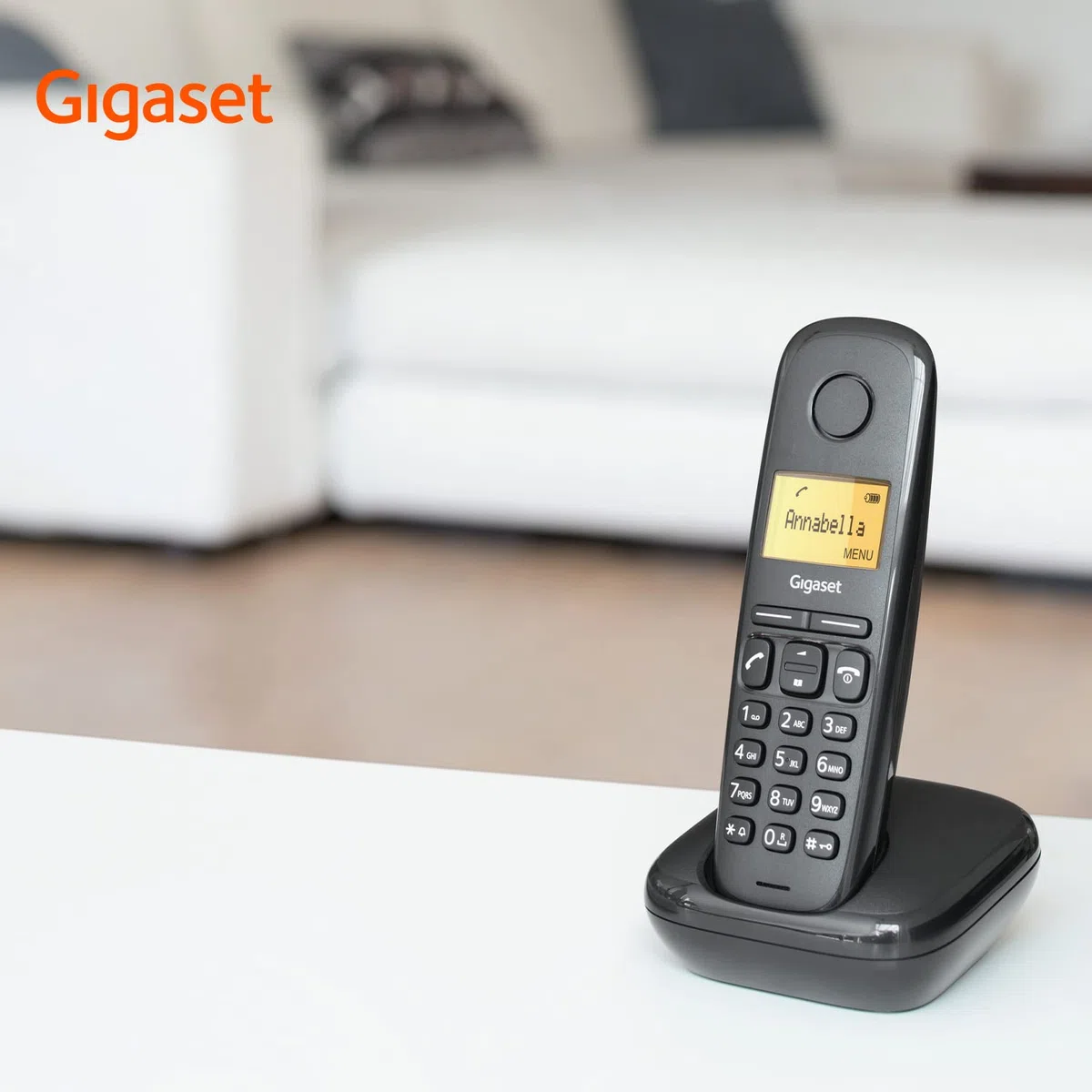 Gigaset A270 Duo - 2 Handys Freisprecheinrichtung - beleuchtete Tastatur und Display - LCD Display mit 3.8 cm - bis zu 200 Stunden Standby-Zeit schwarz