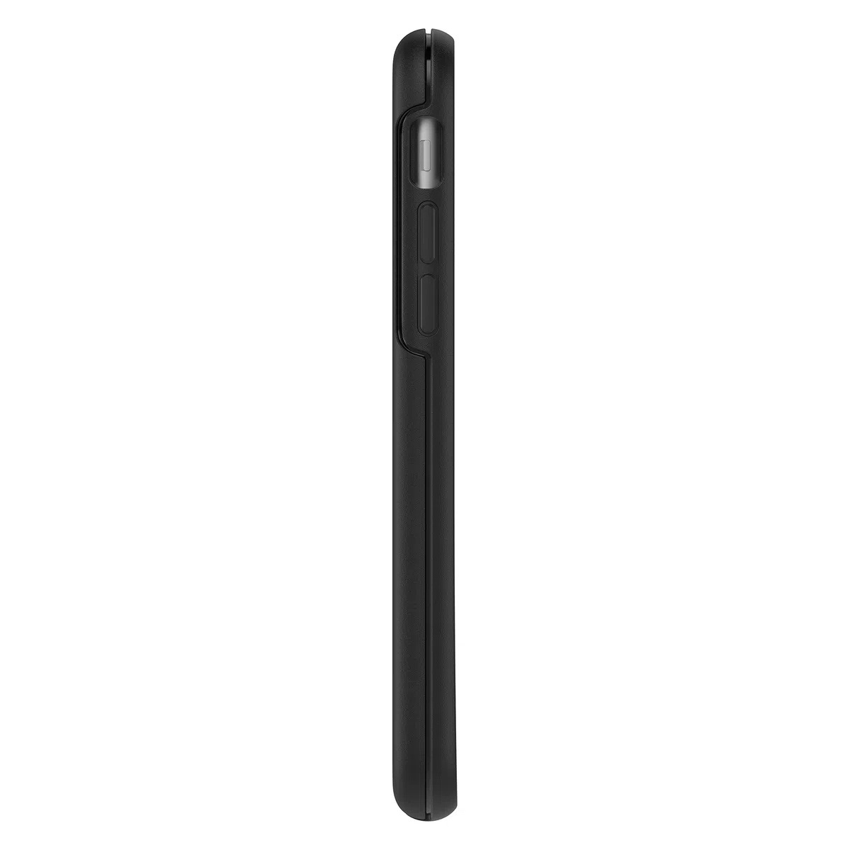 OtterBox Symmetry Hülle für iPhone 7/8/SE 2. gen/SE 3. gen, stoßfest, sturzsicher, schützende dünne Hülle, 3x getestet nach Militärstandard, Schwarz, Keine Einzelhandelsverpackung