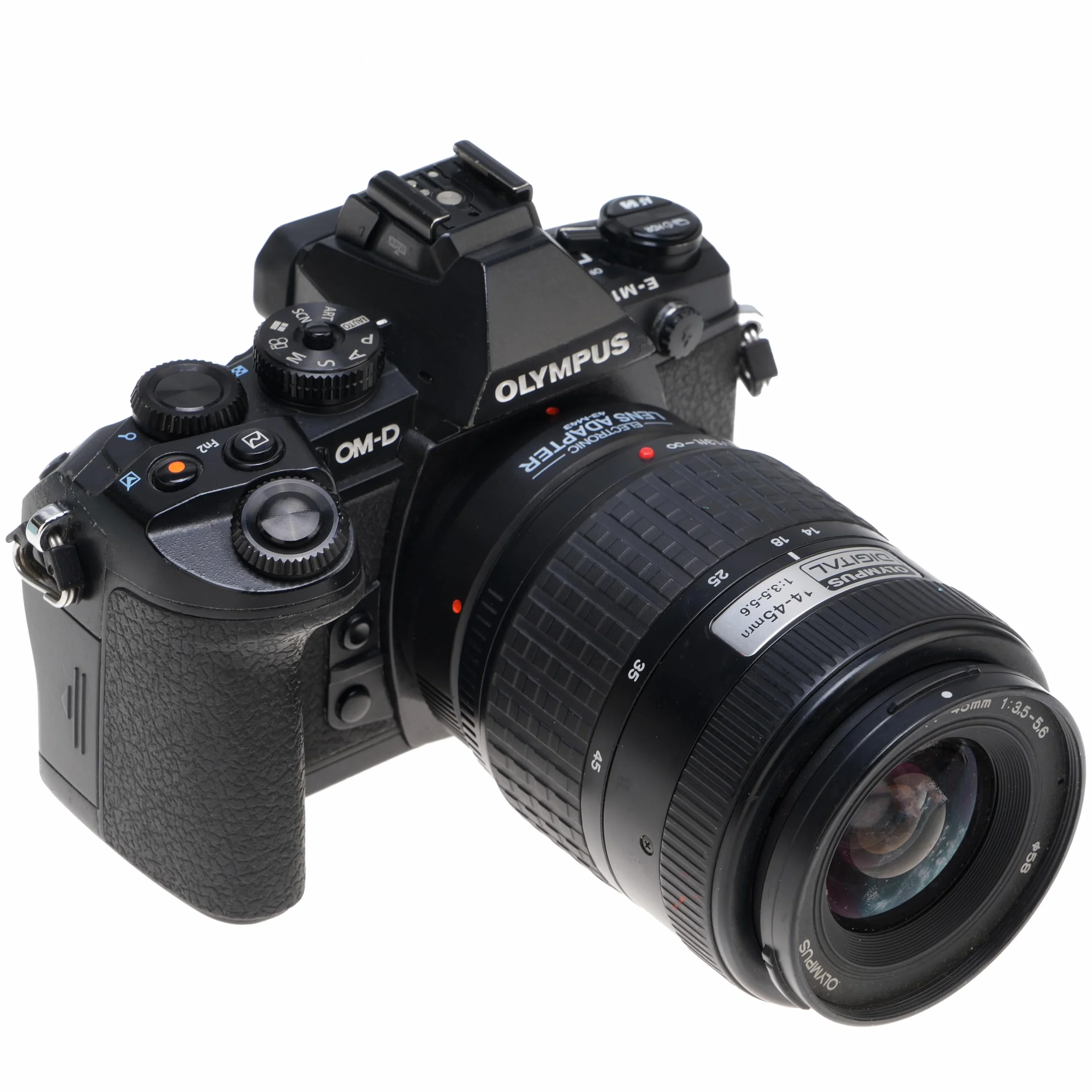 Hersmay Pro Autofokus 4/3-M4/3 Objektiv Adapter für 4/3 43 Objektiv auf M4/3 MFT Mount Kamera für Olympus E-M5 E-M10 III für PANAS0NIC G9 II G95 G10 G100V G100K GX1 GX7 GX9 GH6 BMPCC MMF3 MMF2