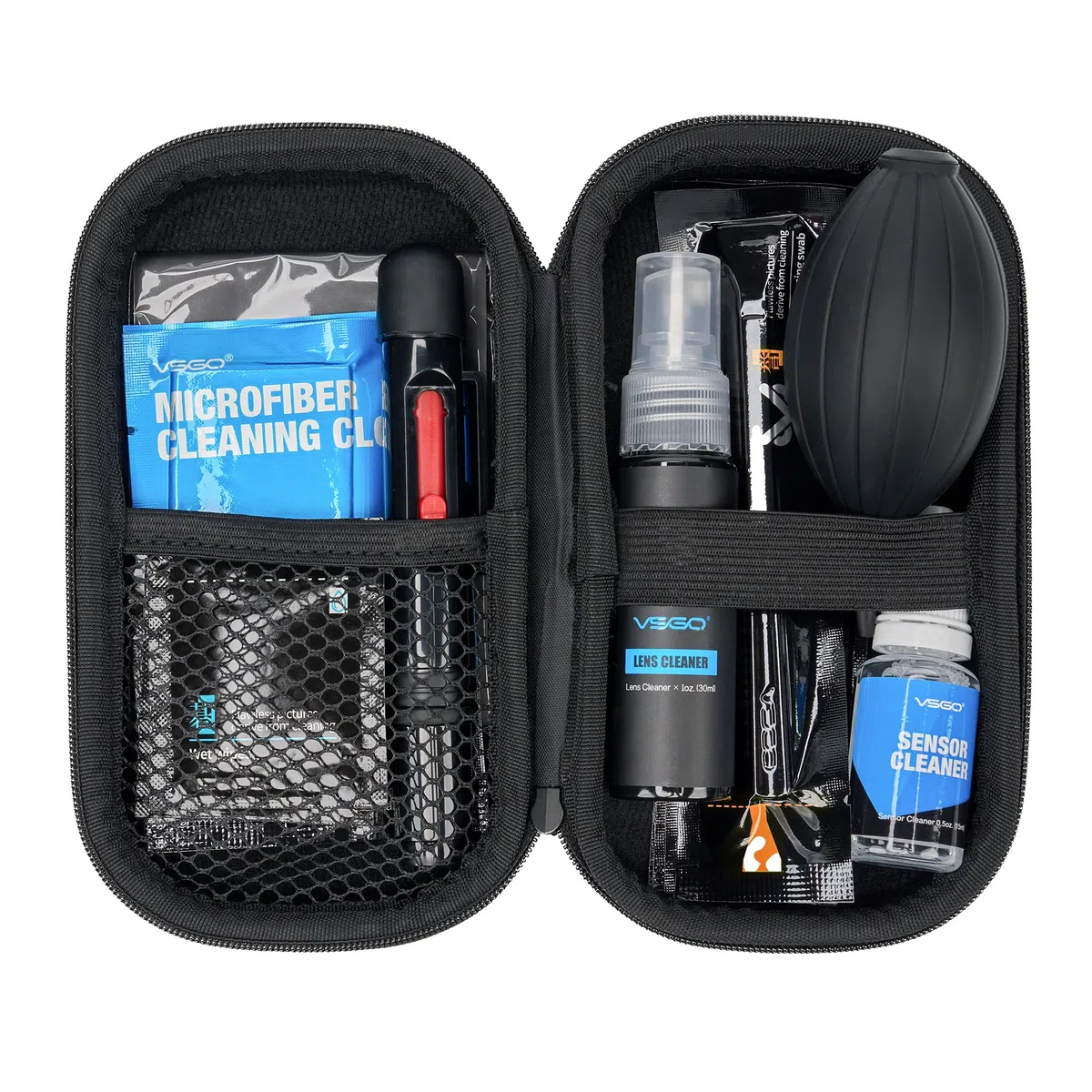 VSGO Professionelles Kamera-Reinigungsset für Vollformat Objektive & Displays DKL-20F Travel Cleaning Kit Pro