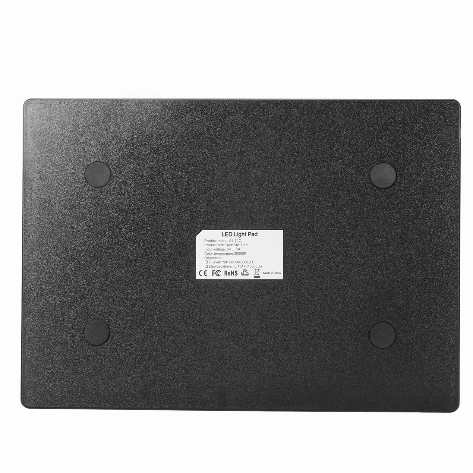 Diabetrachter, Ultradünn, A4-Format, 3 Helligkeitsmodi, USB-betriebener Film-Lichtbox-Scanner für Filme und Dias, Schwarzes Acrylmaterial für APP-Bearbeitung, Geeignet für Foto-Enthusiasten