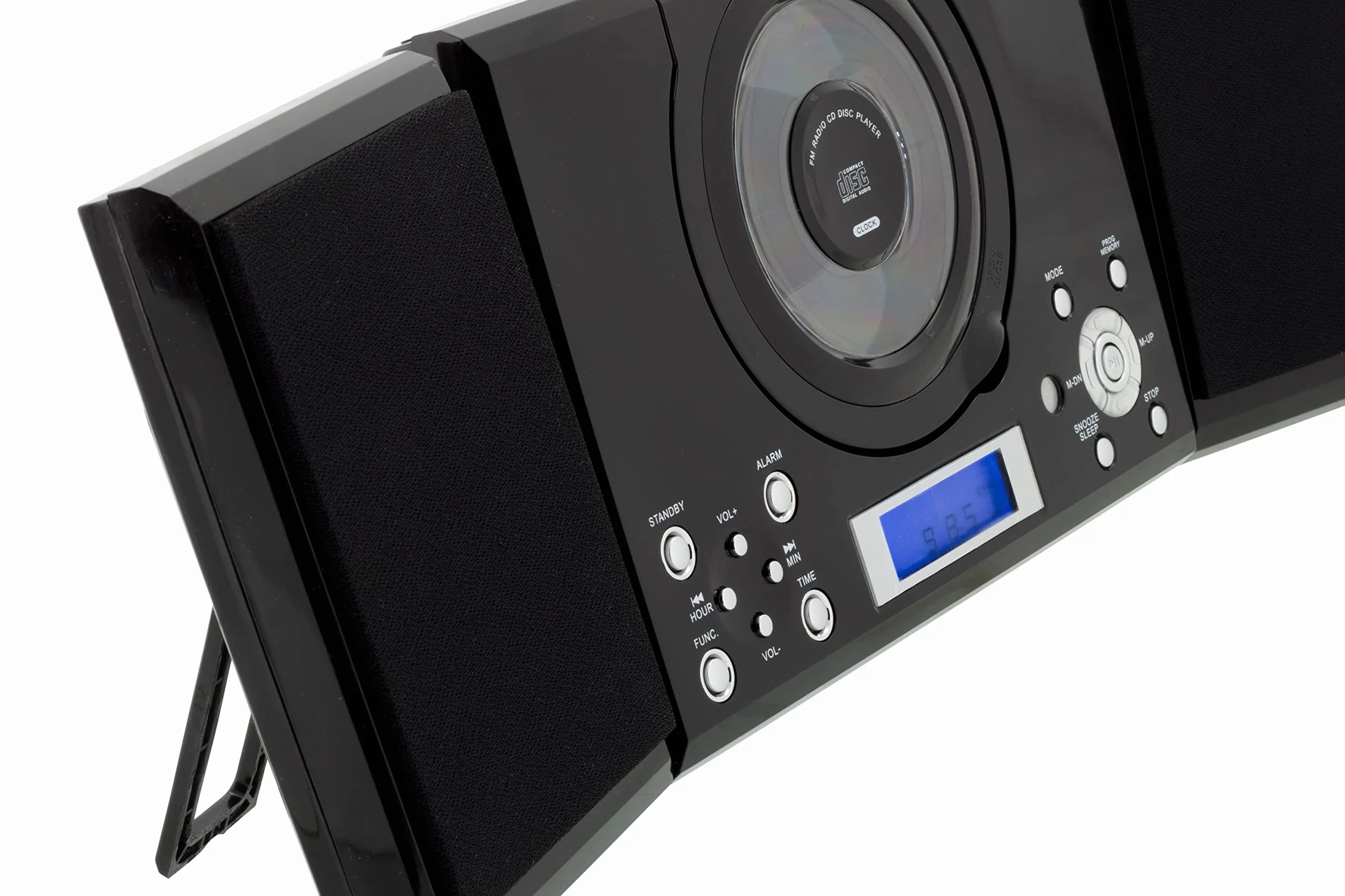 ROXX MC 201 Stereoanlage - Kompaktanlage mit CD, Multifunktionales All-in-one-Gerät, UKW-Radiotuner, CD-Player, AUX-Eingang, Fernbedienung, Wandmontage möglich