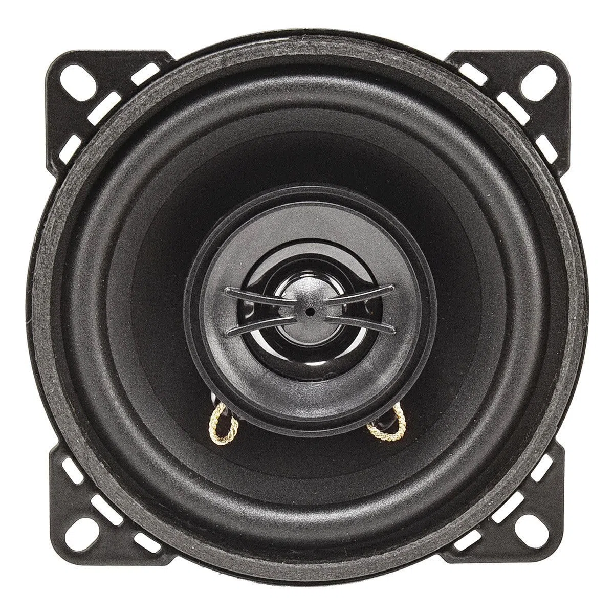 tomzz Audio 4000-010 Retro Look Aufbau Lautsprecher-Satz im Gehäuse DIN 100mm Lautsprecher 2-Wege Koaxial System 80 Watt