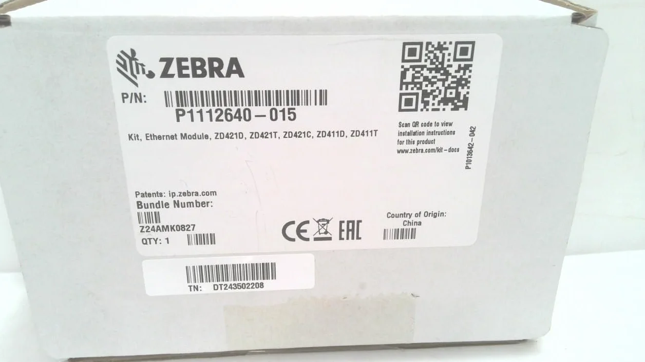 Ersatzteil: Zebra Kit Ethernet Module ZD421D ZD421T ZD421C, P1112640-015