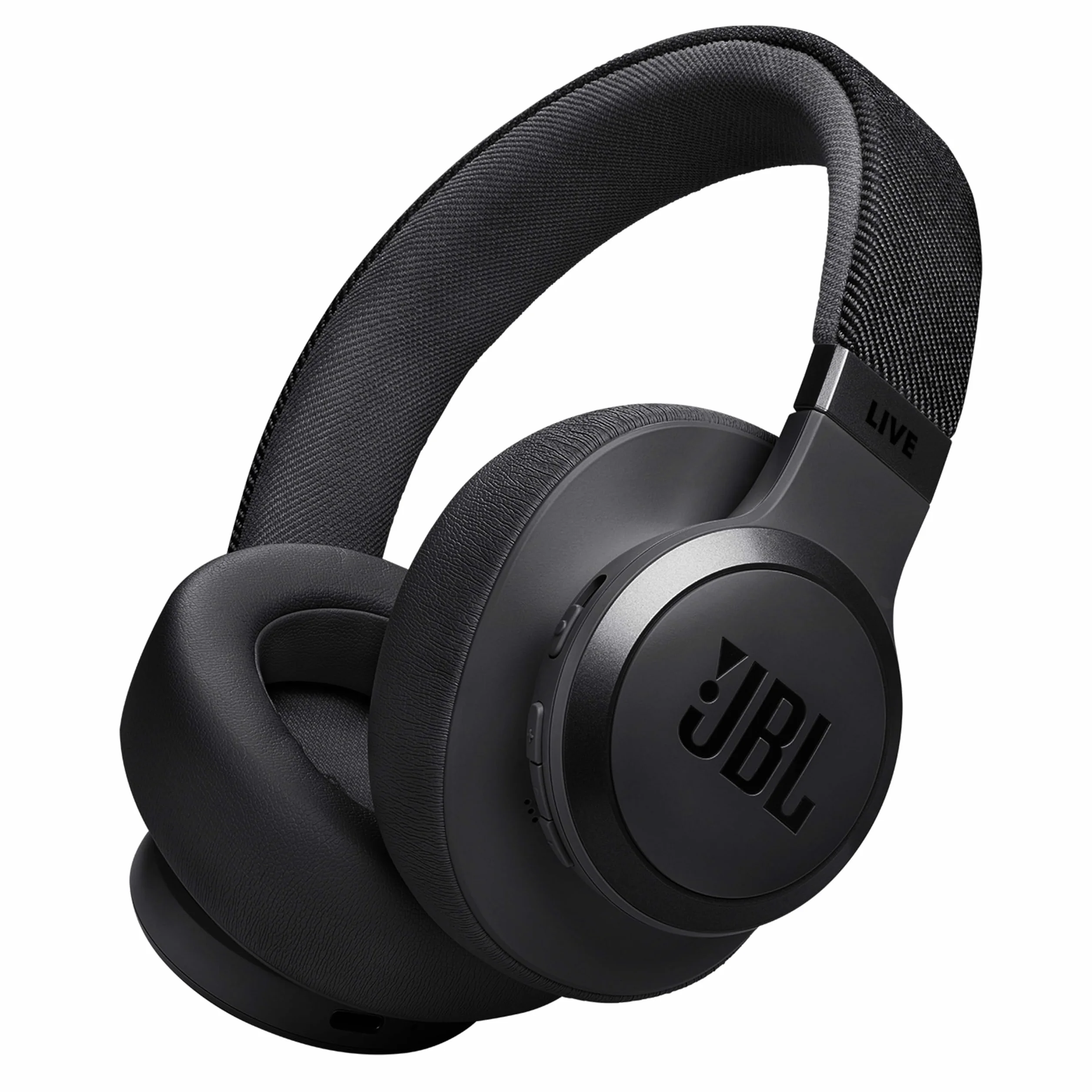 JBL Live 770 NC – Bluetooth Over-Ear-Kopfhörer mit adaptivem Noise-Cancelling – Kabellose Ohrhörer mit JBL Signature Sound und Sprachassistent – Langer Musikgenuss für bis zu 65 Stunden – In Schwarz