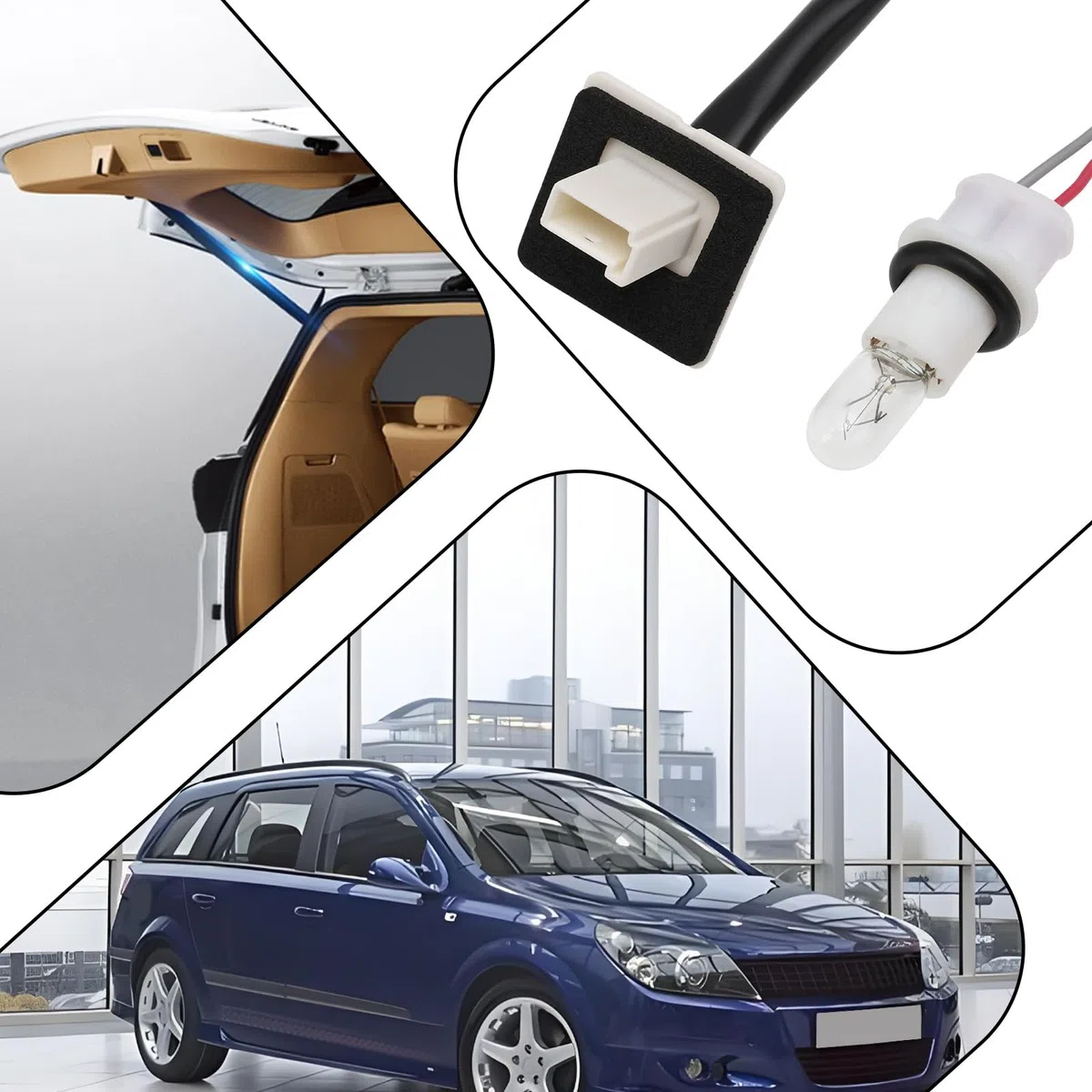 OTOTEC 1-teiliges Ersatzteil für Den Steuerschalter Zur Heckklappenöffnung 13223919 13156919 13199906 Kompatibel mit OPEL Astra H Caravan (2004–2010) Kompatibel mit OPEL Zafira B (2005–2011).