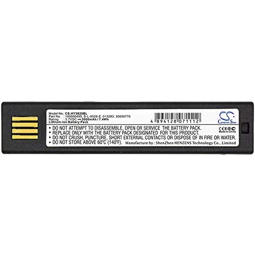 TCTK Akku 2000mAh Kompatibel mit [Honeywell] 1202g, 1452G, 1472G, 1902GSR, 1911i, 1952HHD, 1952HHD-5-INT-N, 1981i, 3820, 3820i, 4620, 4820, 4820i, 5620, 6320, 8675i, Granit 1911i, Voyager 1202 FBA