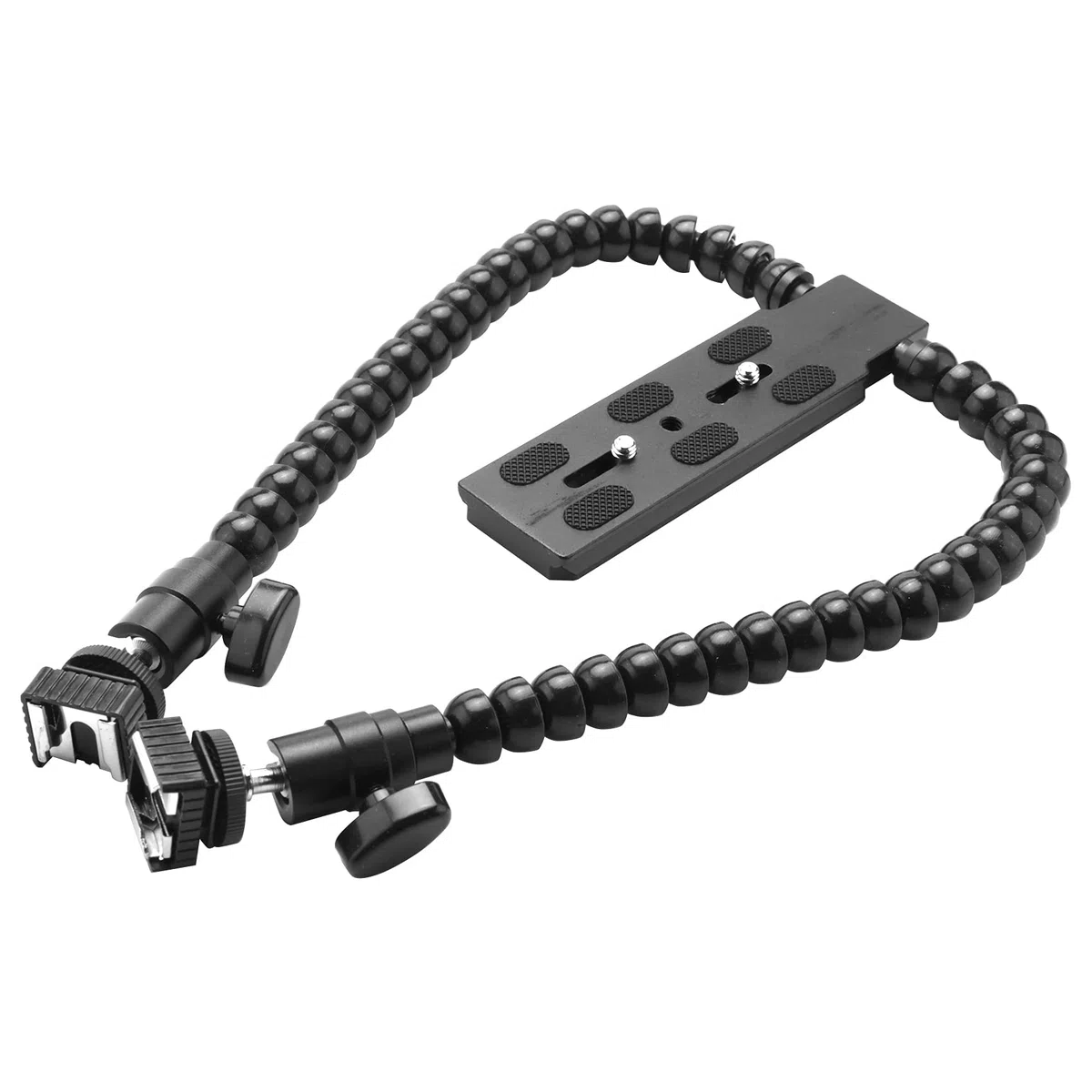 SWILDER Flexible Dual Arm Blitzschuhhalterung Halterung Halterung für Makroaufnahmen Kamera Zubehör