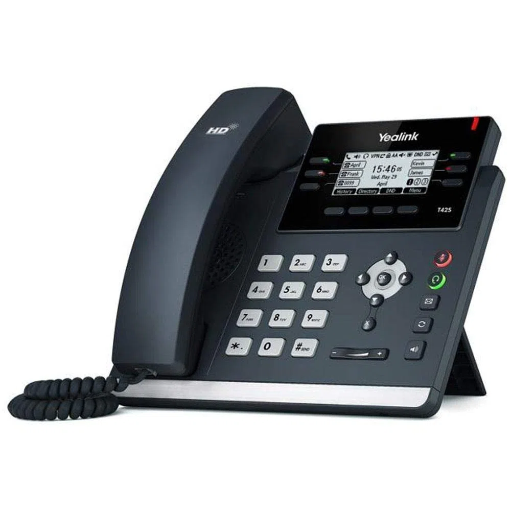 Yealink T42S IP Telefon| POE | Netzteil Nicht enthalten (Generalüberholt)