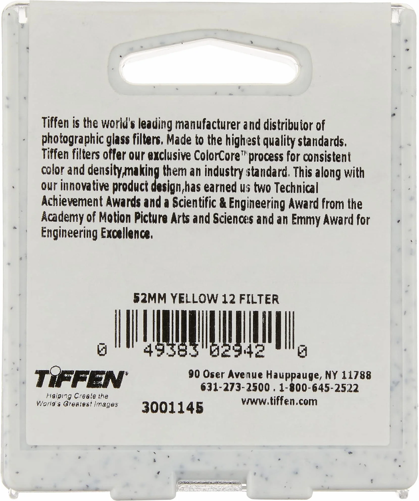 Tiffen Filter 52MM YELLOW 12 FILTER
