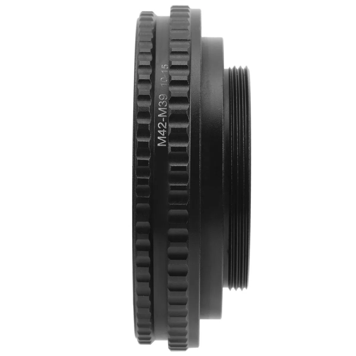 Optimierter Helicoid Ringadapter für M42 auf M39 Kamera mit 10-15 mm Fokussierbereich und 5 mm Einstellbarer Abstand