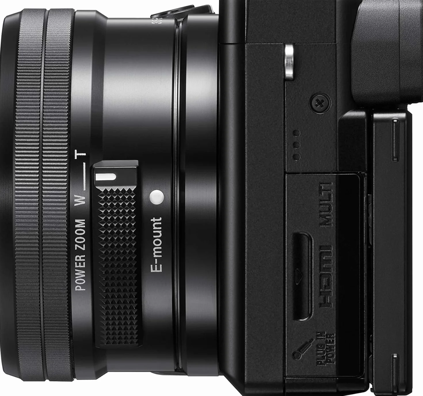 Sony Alpha 6100 | APS-C Spiegellose Kamera mit Sony 16-50mm f/3.5-5.6 Power-Zoom-Objektiv ( Schneller 0,02s AF,AF mit Augenerkennung für Mensch und Tier, 4K-Filmaufnahmen und neigbares Display)