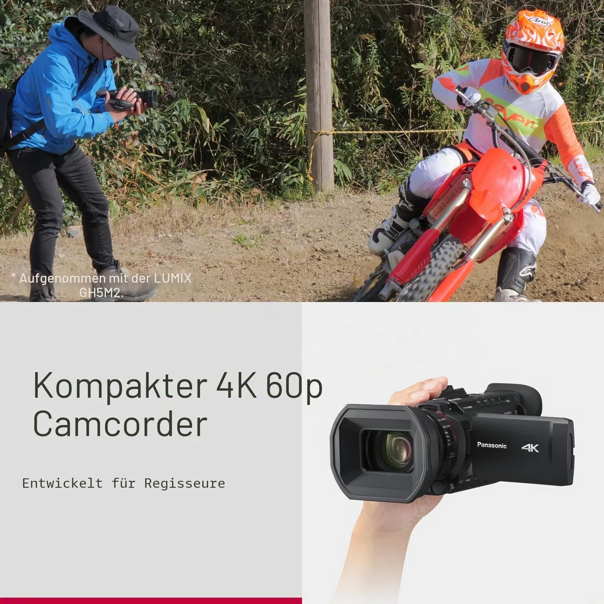 Panasonic HC-X1600E 4K 60p Professional Camcorder 25mm Wide-Angle Lens 24x Optical Zoom 5-Axis Hybrid OIS Wi-Fi USB PD Black