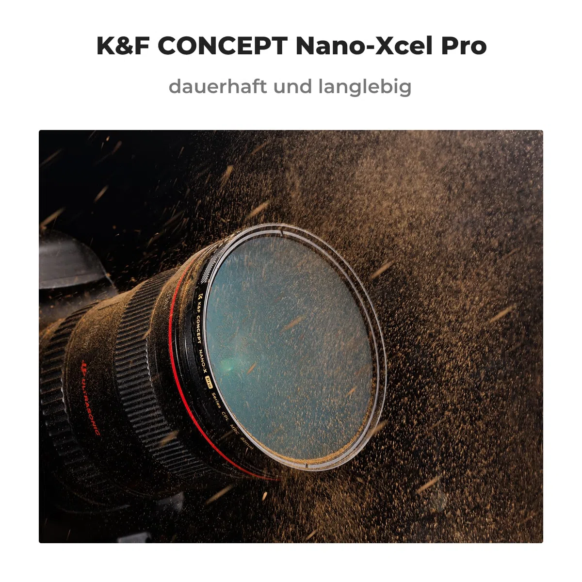 K&F Concept Polfilter 67mm CPL Filter Zirkularer Slim Optisches Glas HD Messingrahmen Polarisationsfilter für 72mm Sony Canon Nikon Fujifilm objektiv, Nano-Xcel Pro