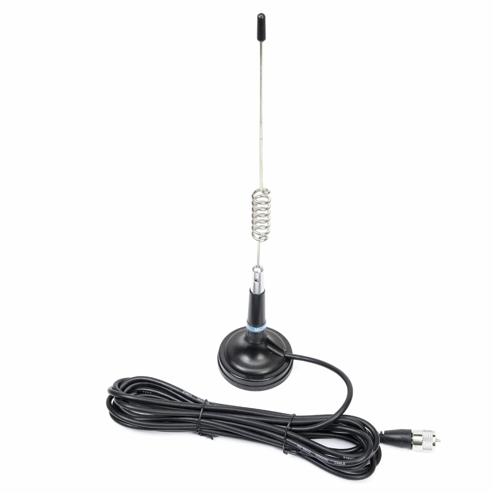 CB Antenne PNI ML29, Länge 29 cm, mit mitgeliefertem Magnet Ø 70 mm, RG58 Kabel