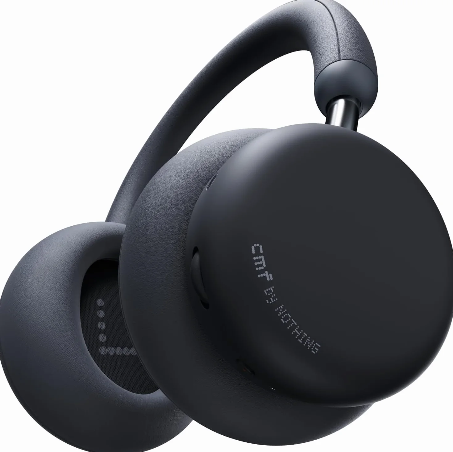 CMF Headphone Pro - Over-Ear Bluetooth Kopfhörer – Bis zu 100h Akku, Hi-Res mit LDAC, Räumlicher Klang, mit aktivem Noise-Cancelling – Dunkelgrau