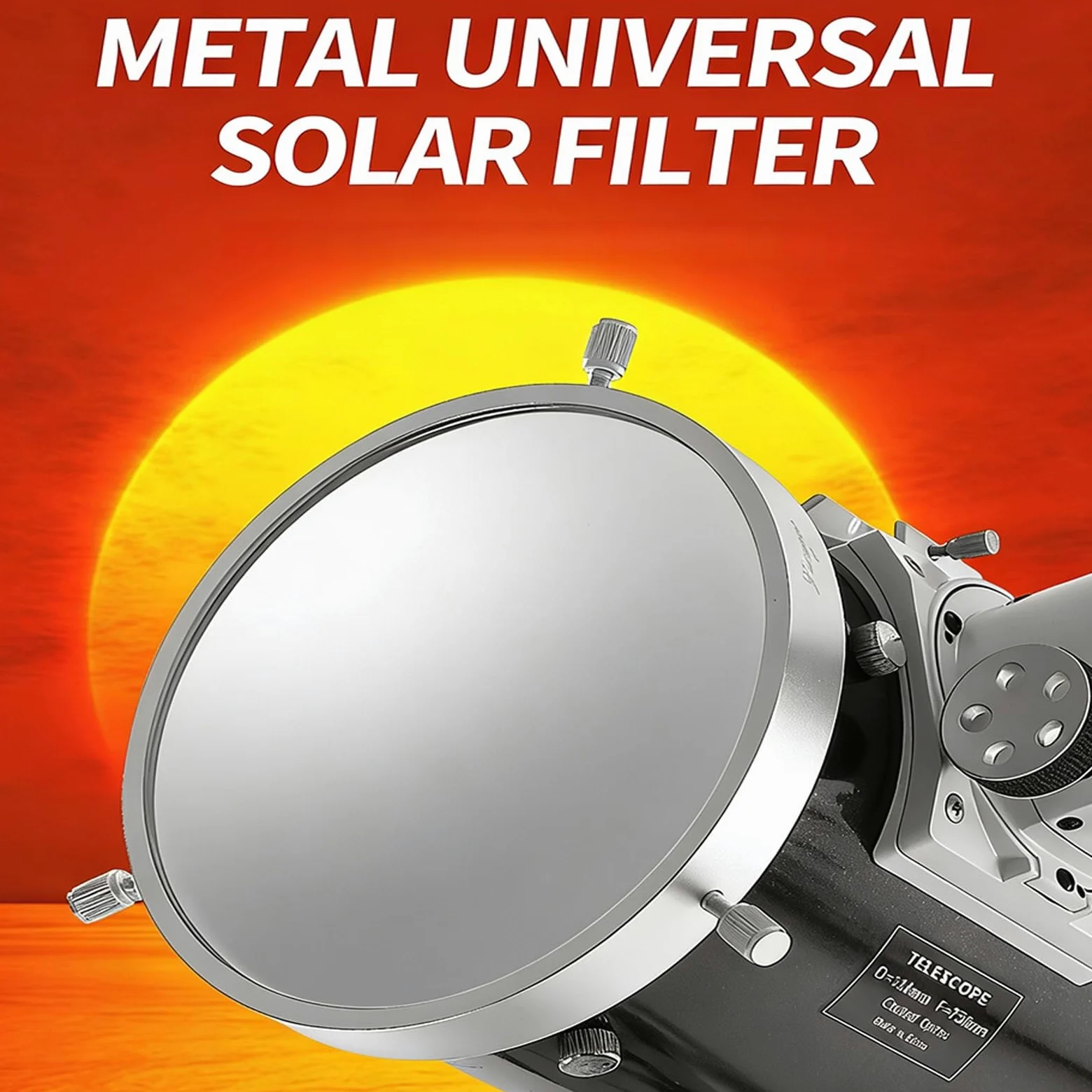 Solarfolie Sonnenfleckenfilter 80–250 mm Teleskope Sonnenmembran zum Betrachten von Sonnenflecken und Sonnenfinsternissen