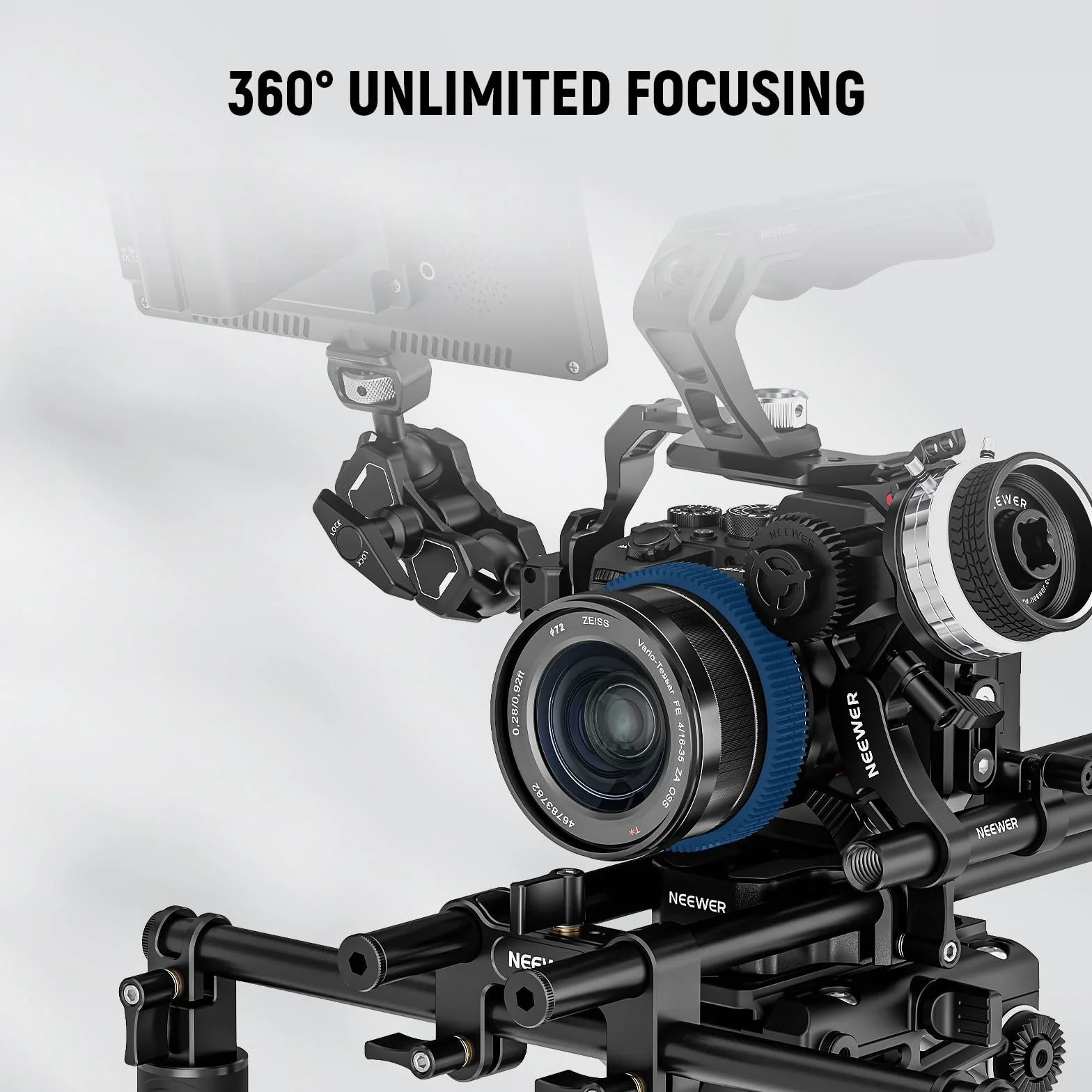 NEEWER 14STK Seamless Follow Focus Gear Ring Set 0.8 MOD für ø46.5-90mm Objektiv, Kompatibel mit SmallRig Kompatibel mit Tilta NEEWER Follow Focus für Canon Sony Nikon Fujifilm Sigma Linse, PG008
