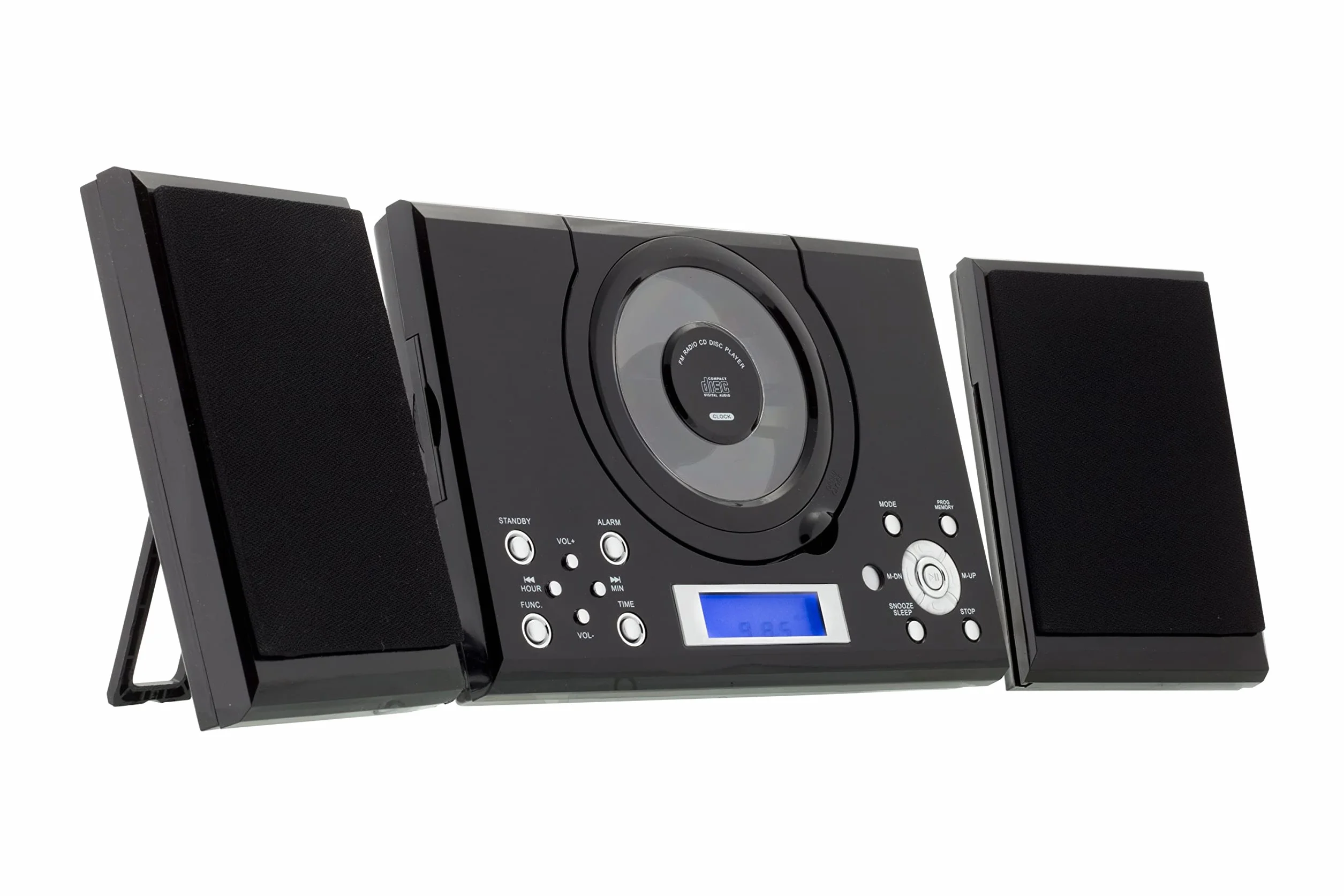 ROXX MC 201 Stereoanlage - Kompaktanlage mit CD, Multifunktionales All-in-one-Gerät, UKW-Radiotuner, CD-Player, AUX-Eingang, Fernbedienung, Wandmontage möglich