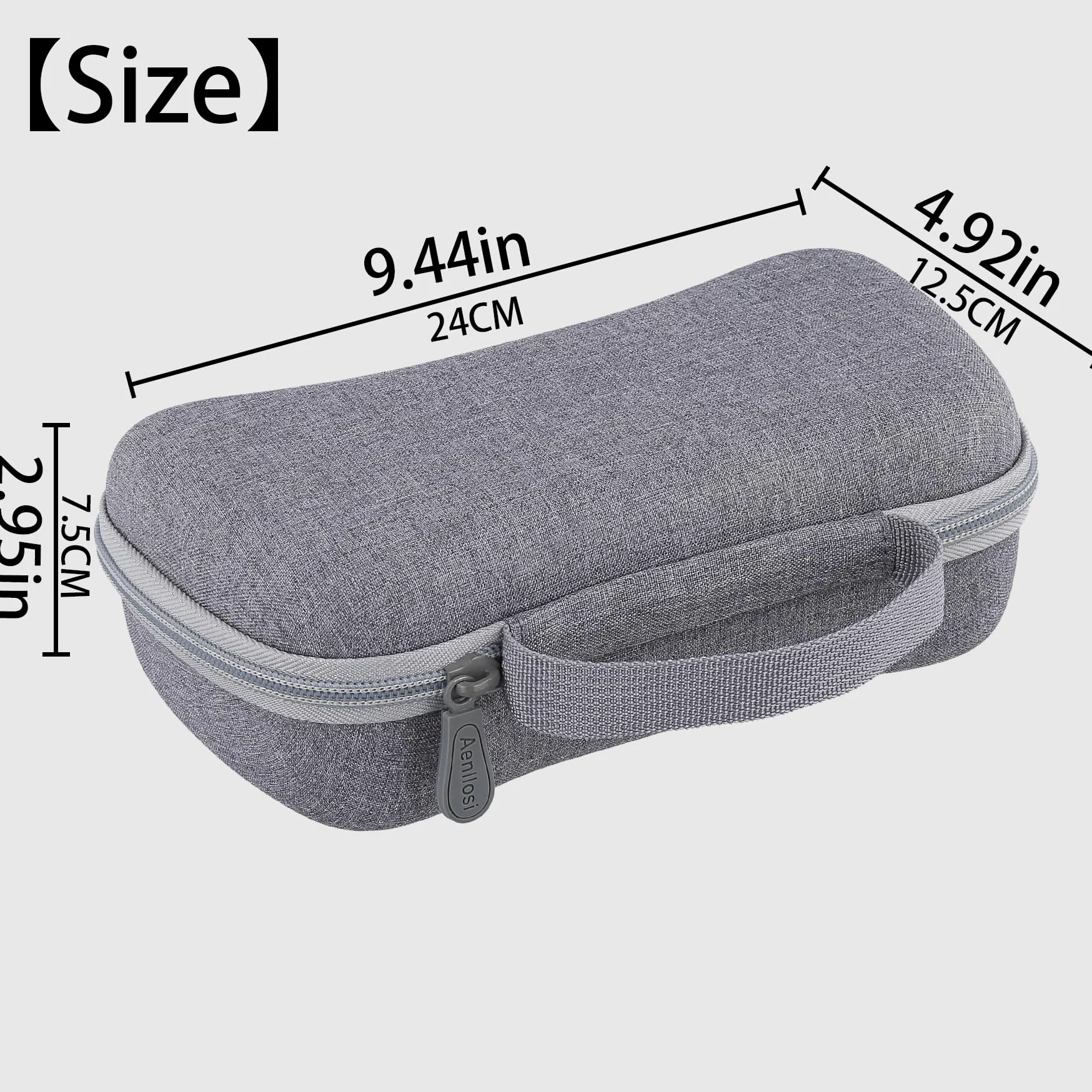 Aenllosi Harte Tasche Kompatibel mit EasySMX M15 Handy Controller，EasySMX Bluetooth Handy Controller Hülle.(Nur Tasche)