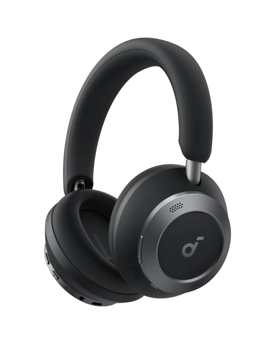 soundcore by Anker Space One Pro Kabellose Kopfhörer, Adaptives aktives Noise Cancelling, 6 Mikros, Faltbar bequem, 60h Akku, Verlustfrei, Schnellladen, Hi-Res Wireless Audio LDAC