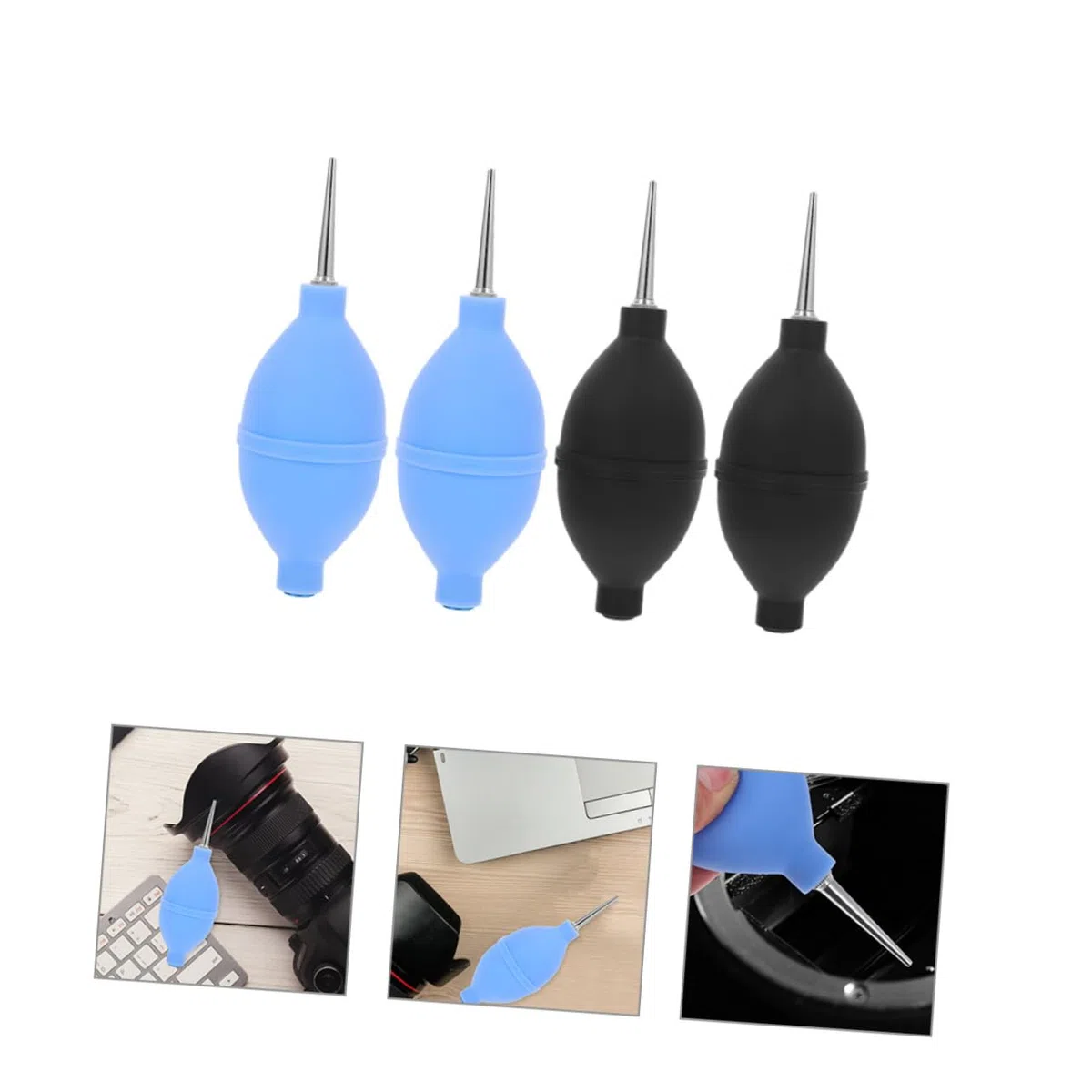 4stücke Teiliges Hochwertige Kamera-luftbläser Langlebige Squeeze-pumpe Effektiven Von Objektiven Und Kamerateilen Für Fotografie Und