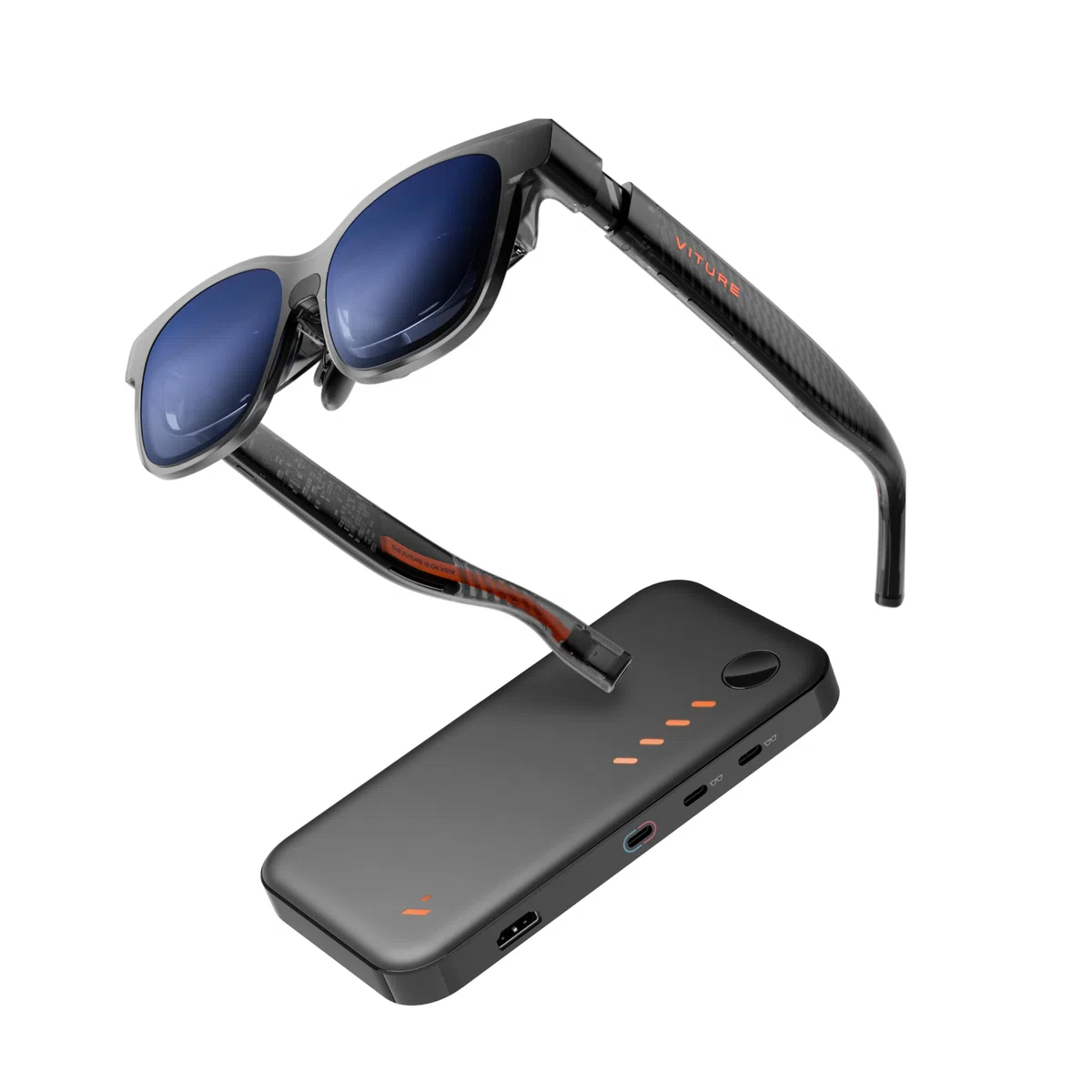 VITURE Luma Xr-Brille & Pro Mobile Dock, Erstes Immersives Xr FÜR Switch 2, Co-Op Streaming, Laden Beim Spielen, Kompatibel Mit Switch, Handhelds, Fire Tv, Neckband, Hdmi/USB-C