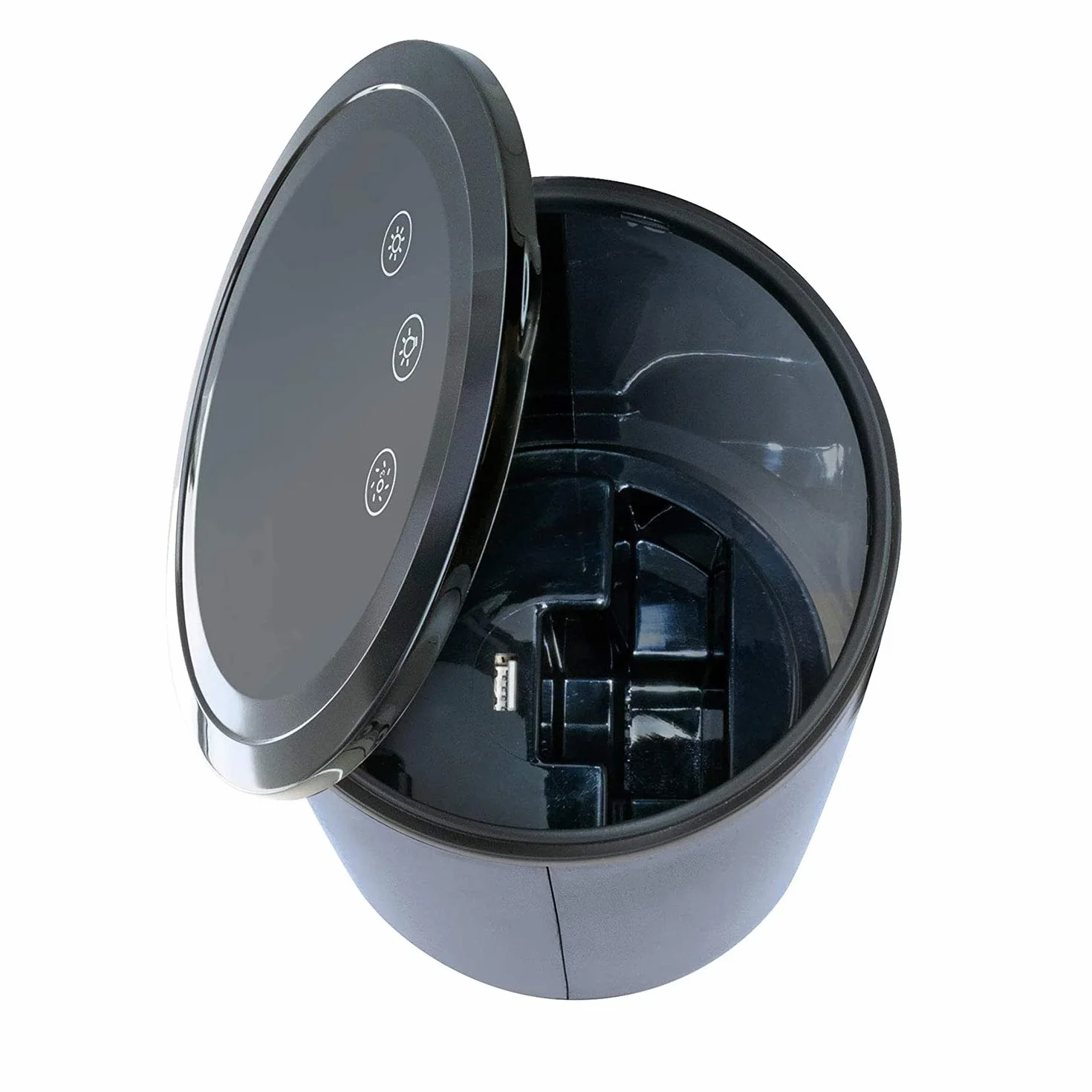 INNOVATE - Ozon Desinfektionsbox, Sterilisator, Desinfektionsgerät für Handy, Schlüssel, Smartphone, Schmuck, Brille UVM., LED Beleuchtung, USB-Kabel, USB-Port