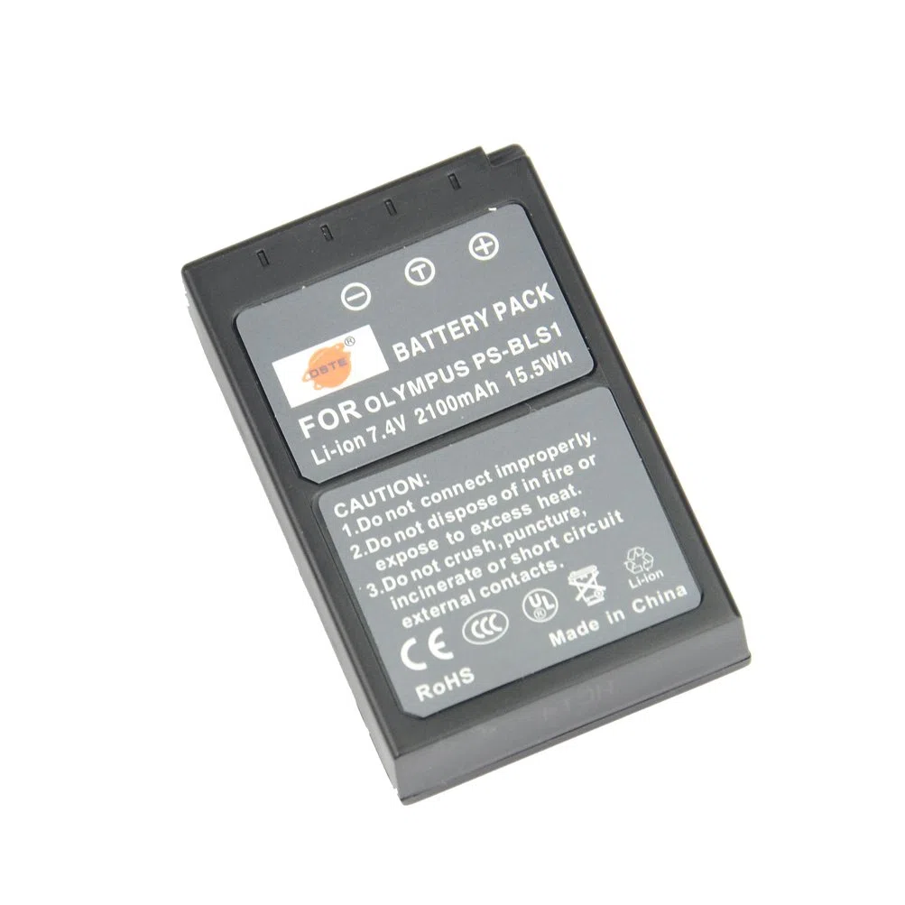 DSTE（2 Pack） Ersatz Batterie BLS-1 + DC84E Reise Ladegerät kompatibel mit Olympus PS-BLS1 E-400 E-410 E-420 E-450 E-600 E-620 E-P1 E-P2 E-P3 E-PL1 E-PL3 E-PM1 Kamera