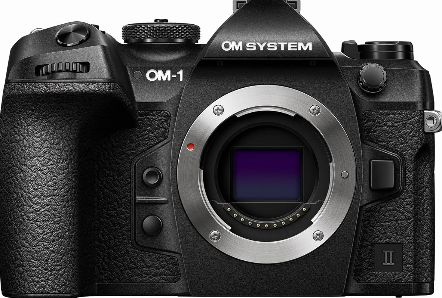 OM SYSTEM OM-1 Mark II Micro Four Thirds Systemkamera – 20MP Stacked BSI Sensor, 5-Achsen-Bildstabilisierung, High-Speed Autofokus, IP53 Wetterschutz – Schwarz