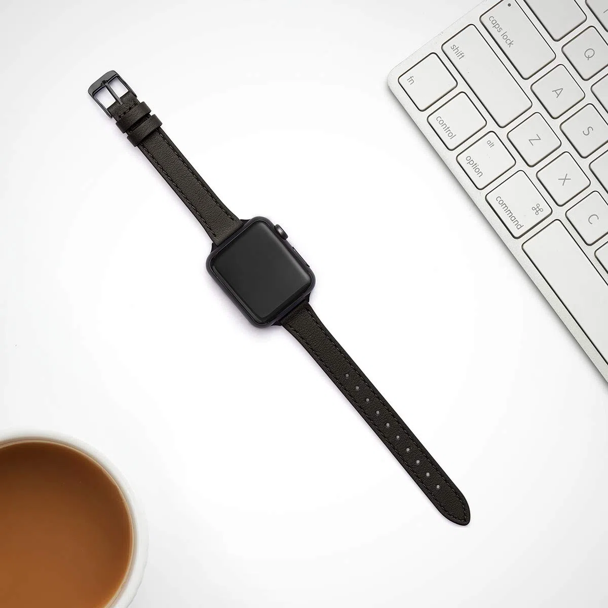 Leder Armband Kompatibel mit Apple Watch Armband 41mm 40mm 38mm 44mm 42mm 45mm 46mm 49mm, Dünnes Damen Ersatzarmband für iWatch Series 11/10/9/8/7/6/5/4/3/2/1, SE 1-3