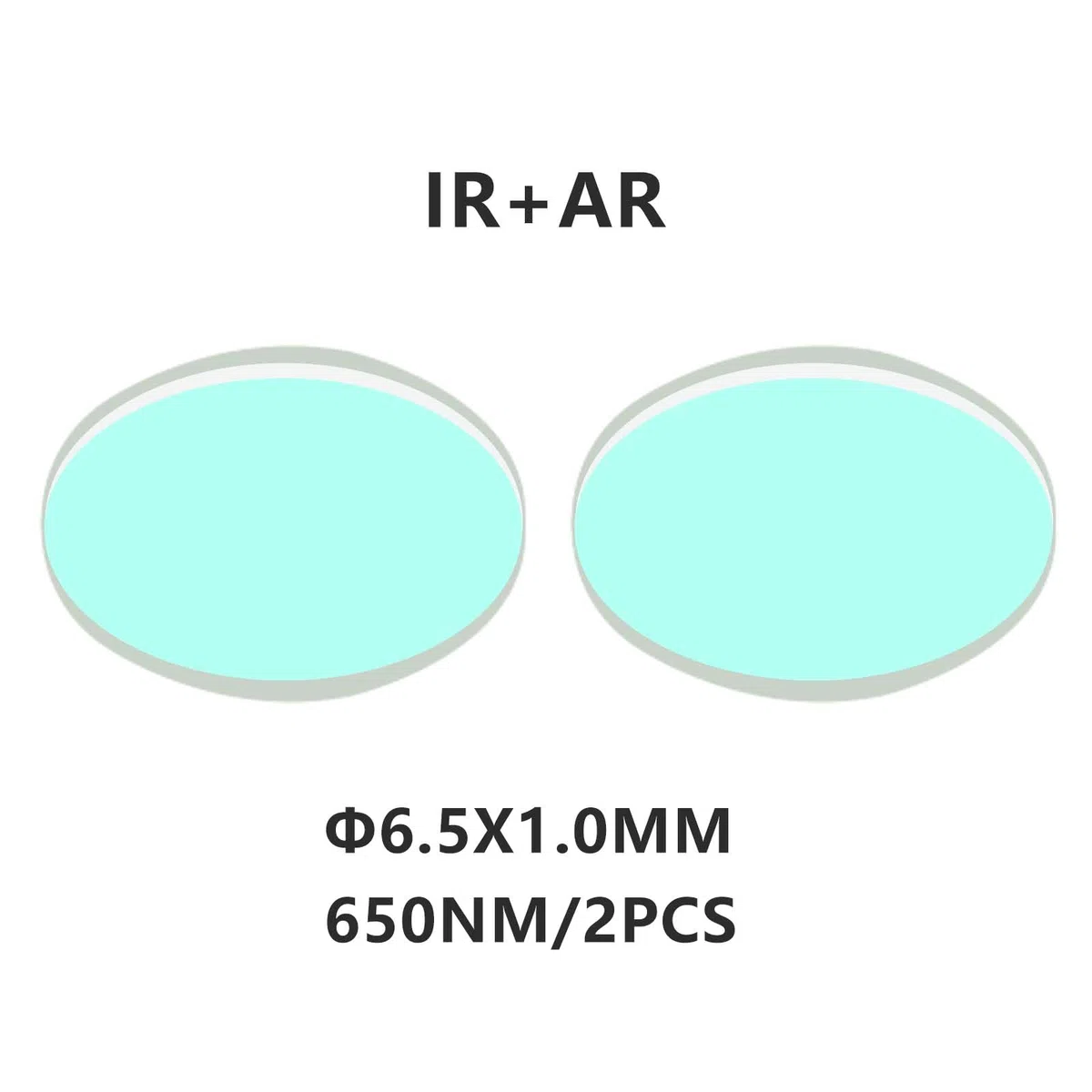 6.5mm Optischer AR-IR Cut Filter AR/IR Sperrfilter für Kameraobjektiv M12 etc