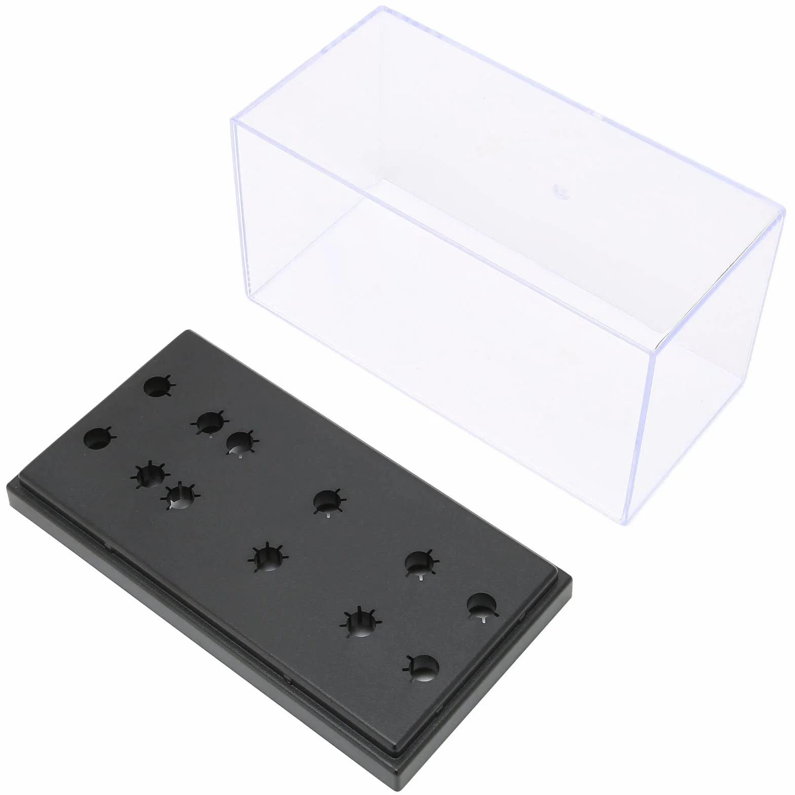 Nobso D Headshell-Kartuschenhalter, Phono-Shell-Hülle, Plattenspieler-Stylus-Halter, Player-Headshell-Keeper, Heimmusik, Acryl-Phonograph-Shell-Hülle, Phono-Hülle,