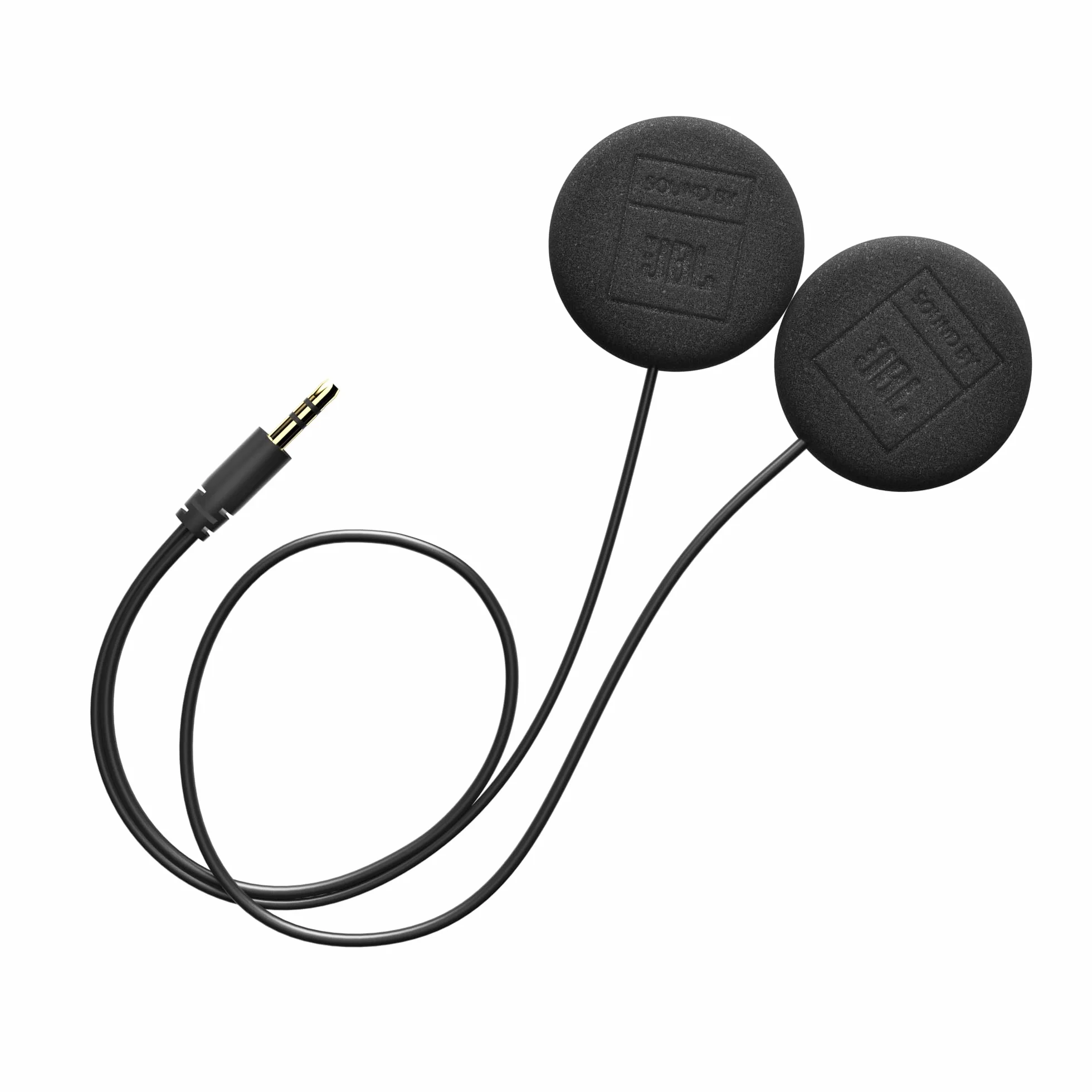 Cardo, 45 MM JBL Dual HD-Kopfhörer-Audio-Kit für Gegensprechanlage, Noir
