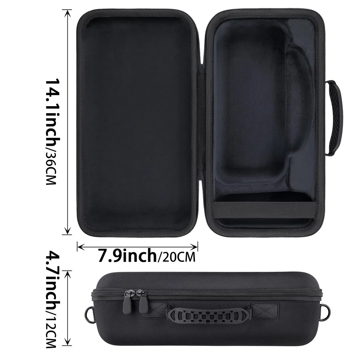 co2CREA Harte Tasche für Bose SoundLink Max Tragbaren Bluetooth-Lautsprecher Case Etui Tragetasche
