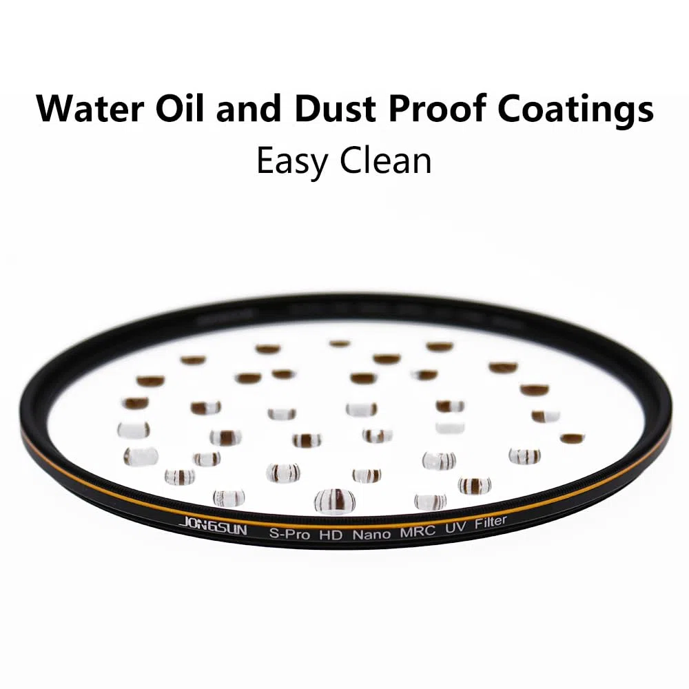 JONGSUN UV Filter 58mm, S-Pro HD Nano MRC Mehrlagenbeschichtung, B270, Kameras Ultraviolett Schutzfilter Filter
