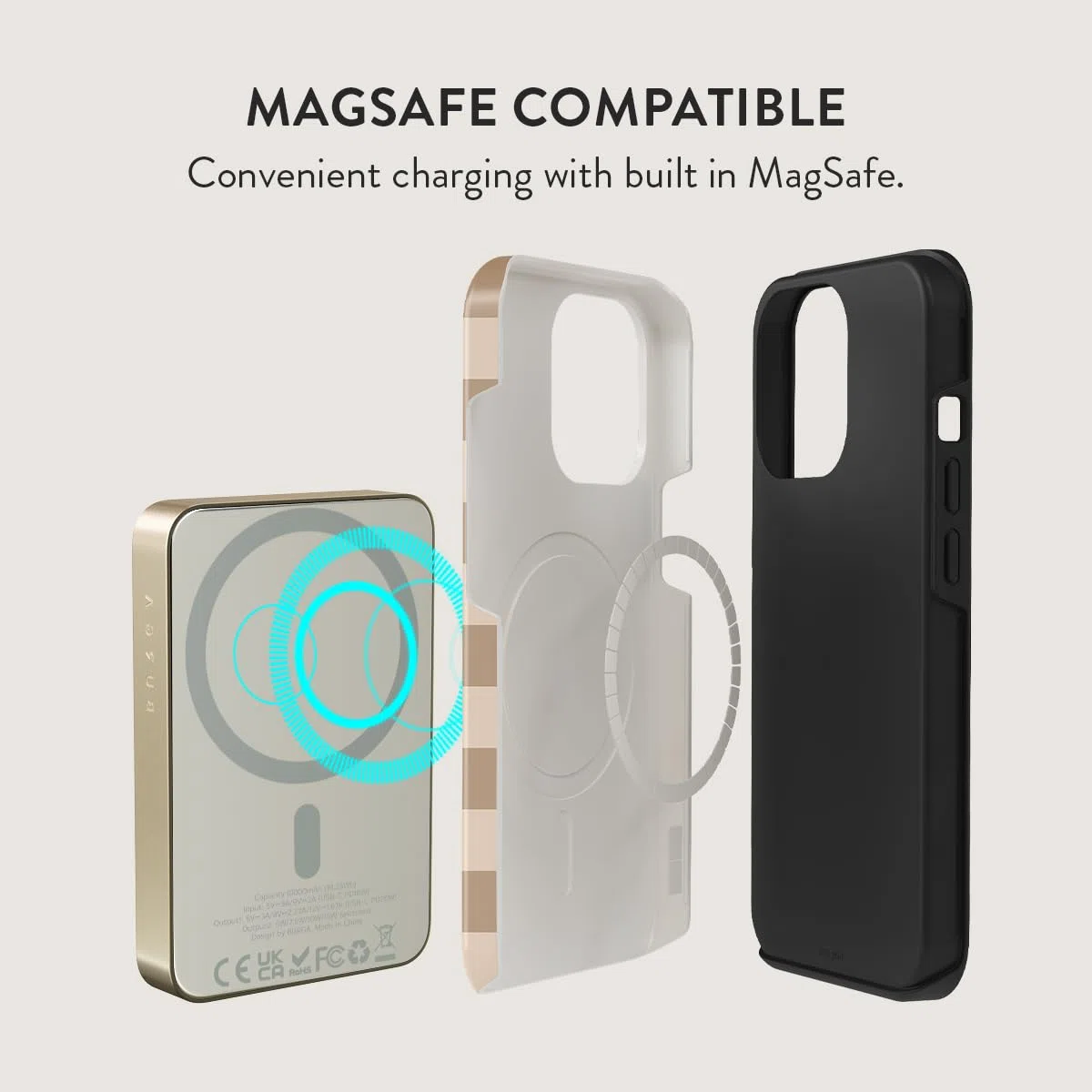 BURGA Handyhülle für iPhone 16 Pro – Unisex Hybrid-Schutzhülle mit stoßdämpfendem TPU & kratzfester Außenschale, erhöhter Displayrand, MagSafe-kompatibel, kabelloses Laden, stylisches Design