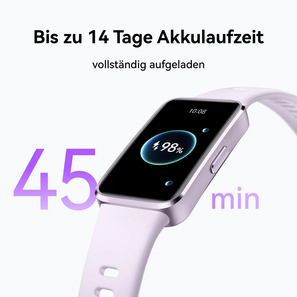 HUAWEI Band 10 Smartwatch, Fitness-Tracker, Schwarz | 24/7 Tracking bietet genaue Schlafanalyse & HRV-Messung. Perfekt für Fitness-Enthusiasten zur täglichen Regeneration.