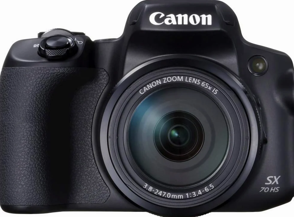 Canon PowerShot Kamera SX70 HS (20,3 MP, 65 fach optischer Zoom, dreh- und schwenkbarer 7,5cm LCD, RAW Format, WLAN und Bluetooth Unterstützung, 4K Video, 10 B/s, 1/2,3-Zoll-Typ CMOS Sensor),schwarz
