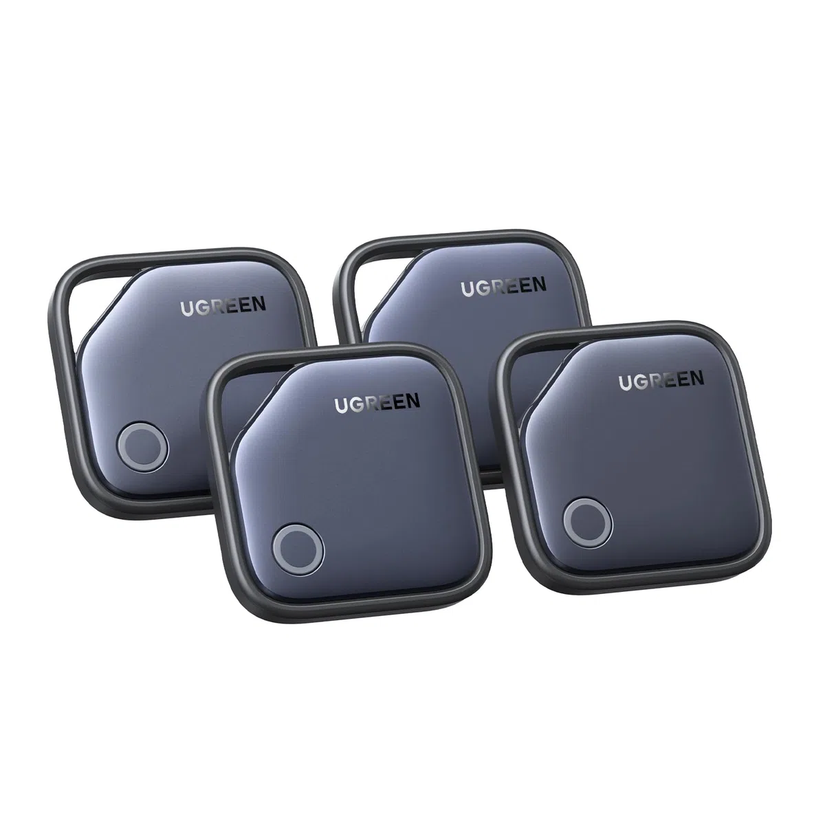 UGREEN FineTrack kompatibel mit Apple Find My (nur iOS), GPS Tracker, Schlüsselfinder mit Austauschbarer Batterie, 24 Monaten Batterielebensdauer, Tracker für Koffer, Keys, Reisepässe(4 Pack)