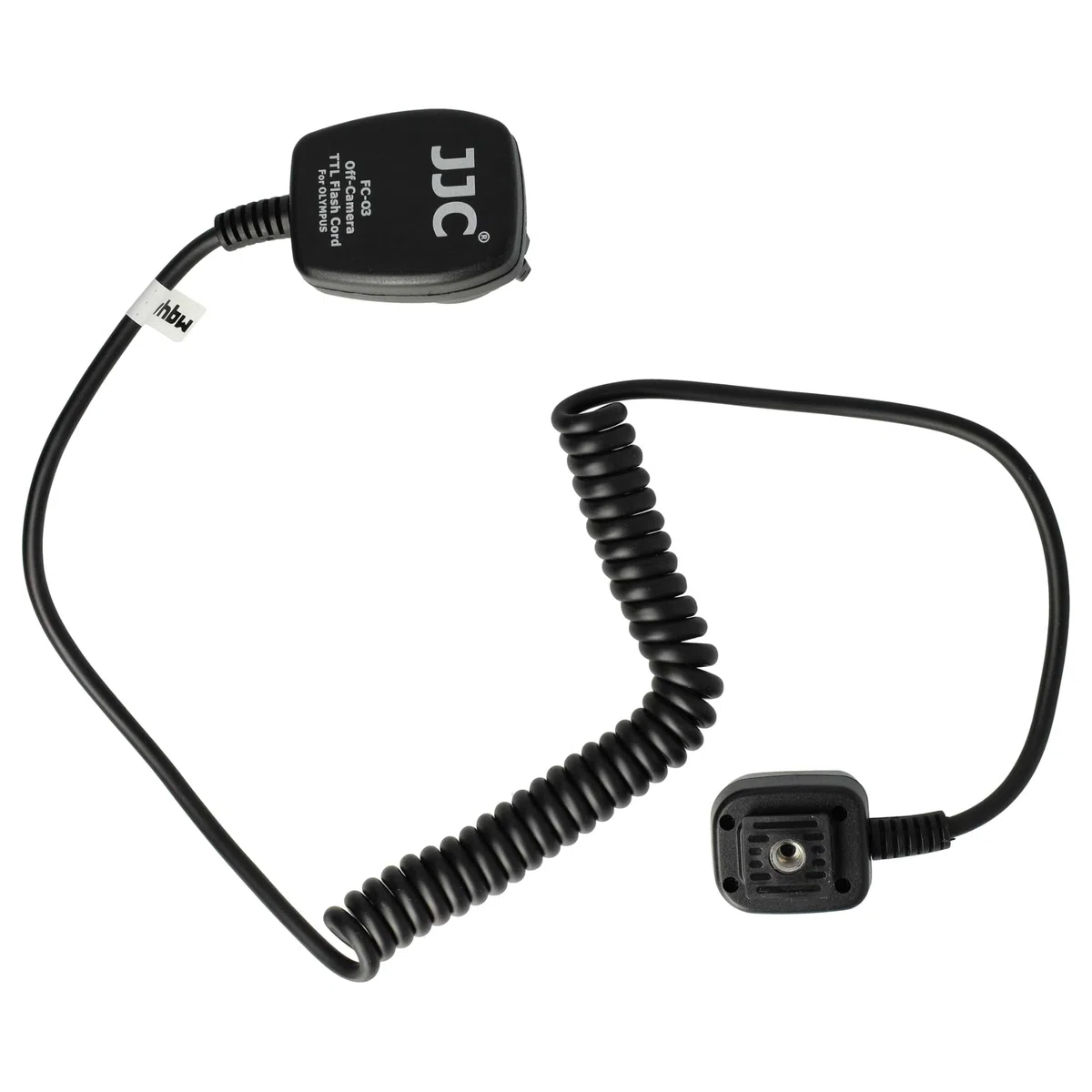 vhbw TTL Blitzkabel kompatibel mit Olympus E-5, E-410, FL-50, FL-36, FL-36R, E-400, E-420 Kamera, Blitzgerät - Synchronkabel, Ausziehbar auf 100cm