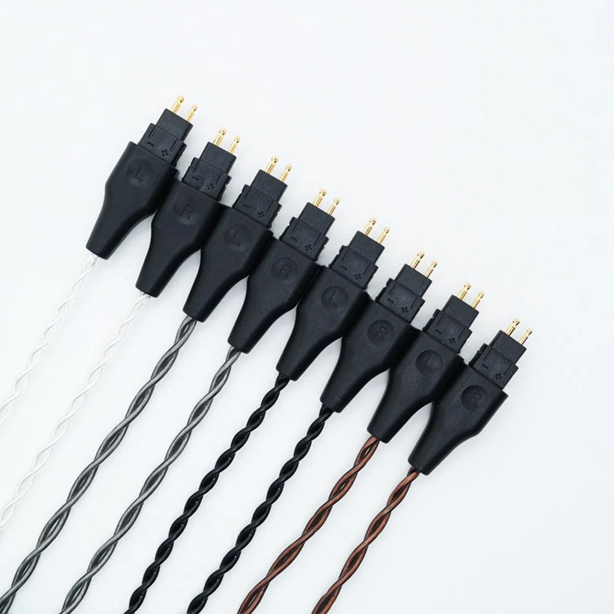Symmetrisches Kabel mit 4.4mm,2.5mm,3.5mm Adapter für Sennheiser HD580 HD650 HD660 HD600S Kopfhörer,HD414 HD25 3 in 1 Ersatz Aufrüsten Draht(Schwarz)