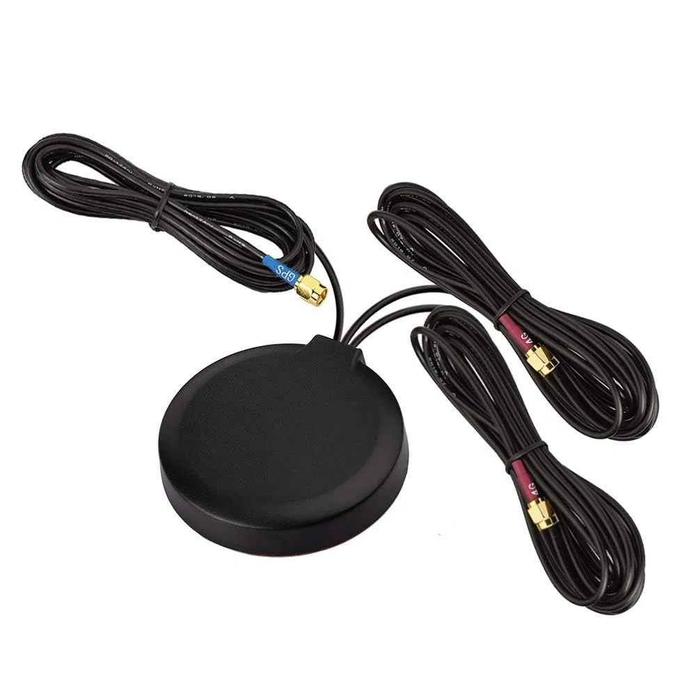 Bingfu 4G LTE MIMO Mobilfunk GPS Antenne mit Magnetischer Klebemontage Kompatibel mit 4G GPS Ladestation IBR900/1700 Wireless Airlink MG90 MP70 GX450 RV50 Industrie Gateway Modem Mobiler Router