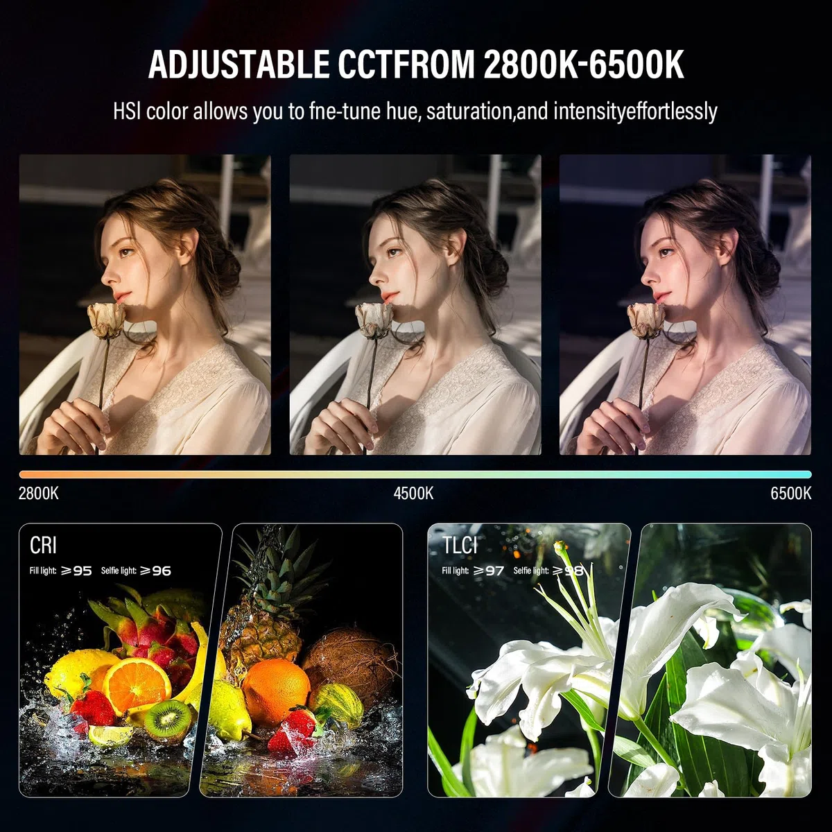 GODOX MA5R Magnetic Full Colour RGB Video Light, 1800K-10000K 14 Pre-Programmed Effects LED Light Photo for Selfie DSLR Camera (rosa)