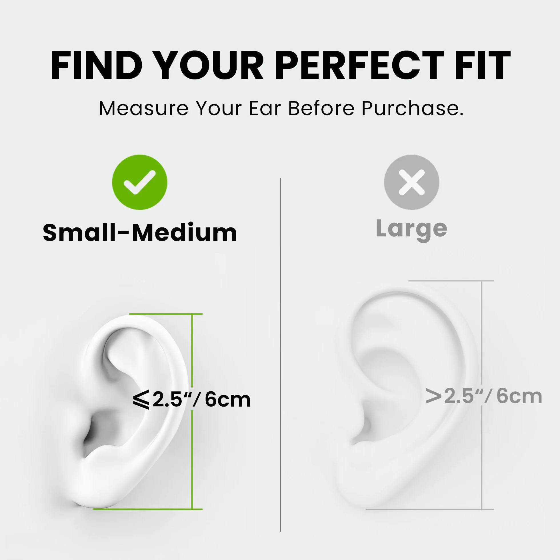 Avantree Resolve (Klein-Mittel) – USB C Kabelgebundene Open-Ear Kopfhörer mit Mikrofon & Über-Ohr-Haken, für Frauen, Kinder & Junge Männer, ideal für Büro, Outdoor & Zuhause
